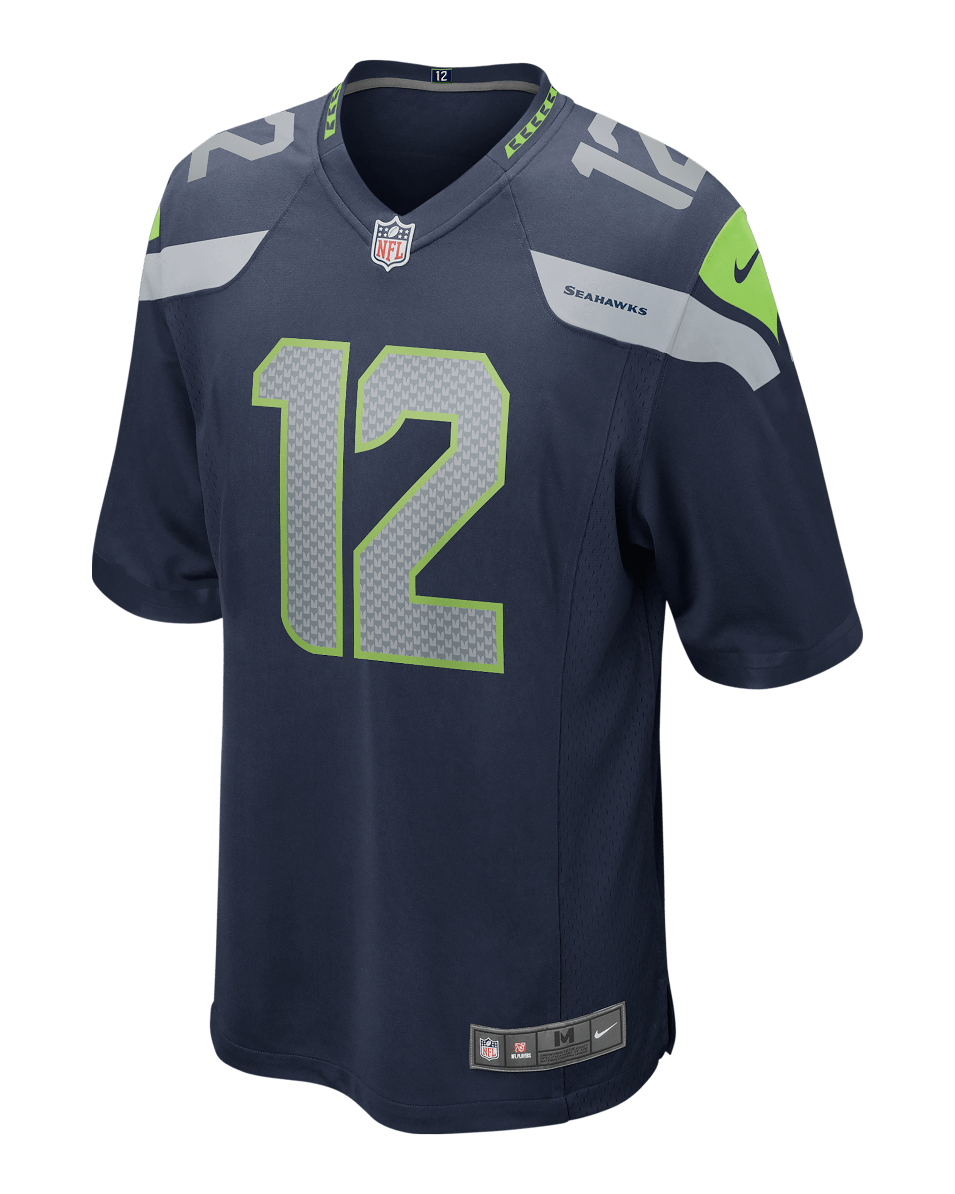 12 Fan Seattle Seahawks Men's Nike NFL Game Jersey - College Navy