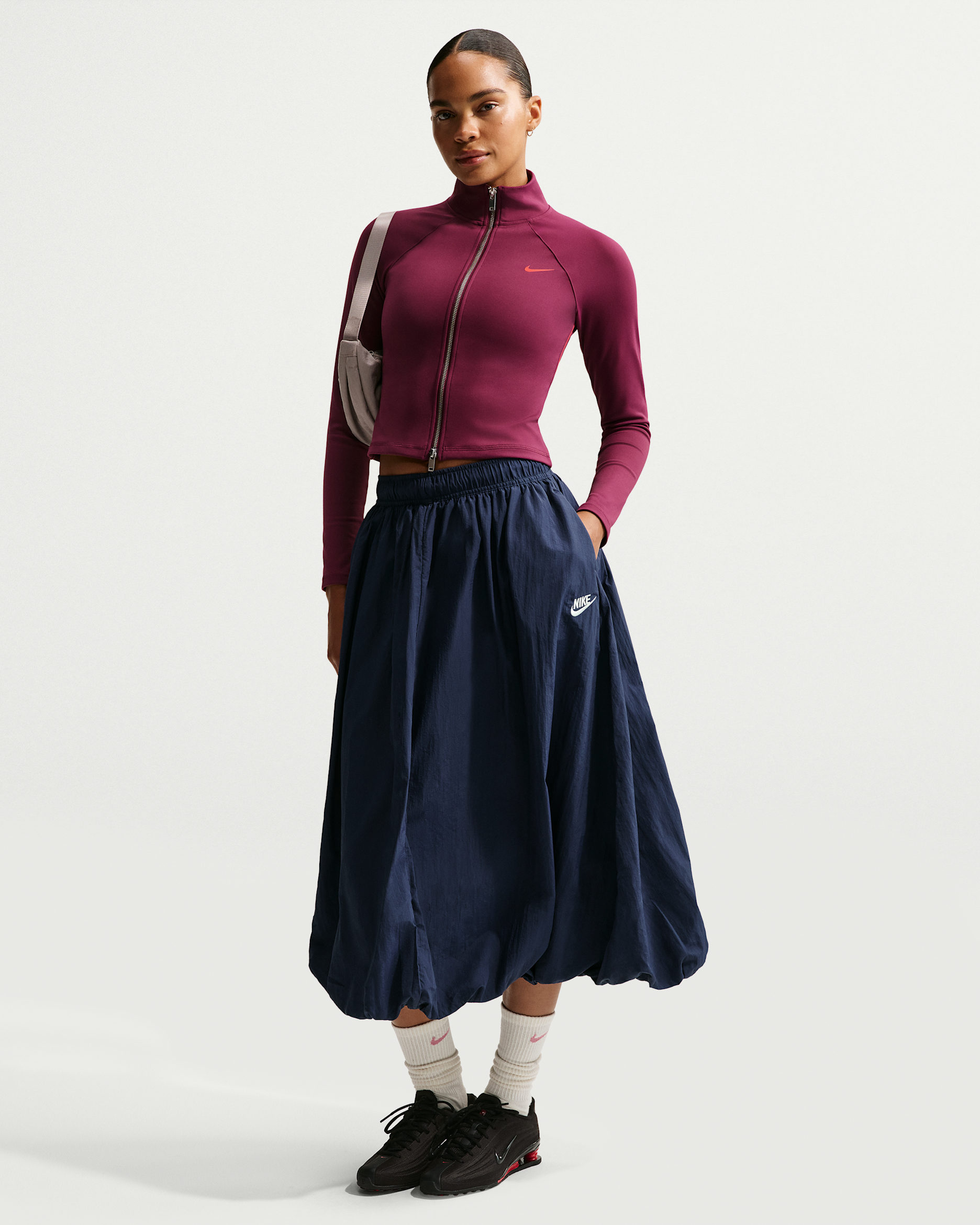 Nike Sportswear Windrunner Women's Skirt - Midnight Navy/Sail