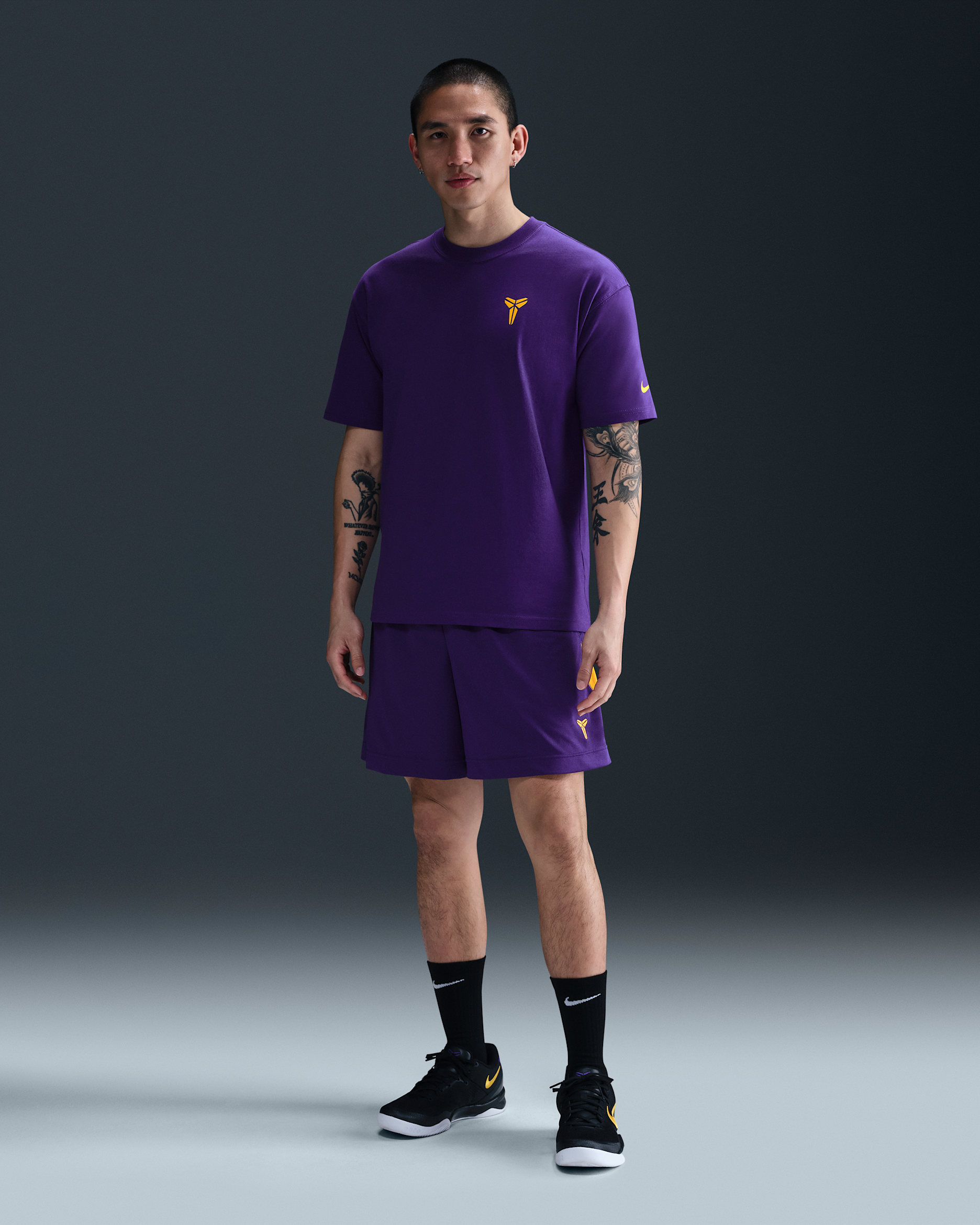 コービー Dri-FIT 15cm バスケットボールショートパンツ - コートパープル/ユニバーシティゴールド/ユニバーシティゴールド