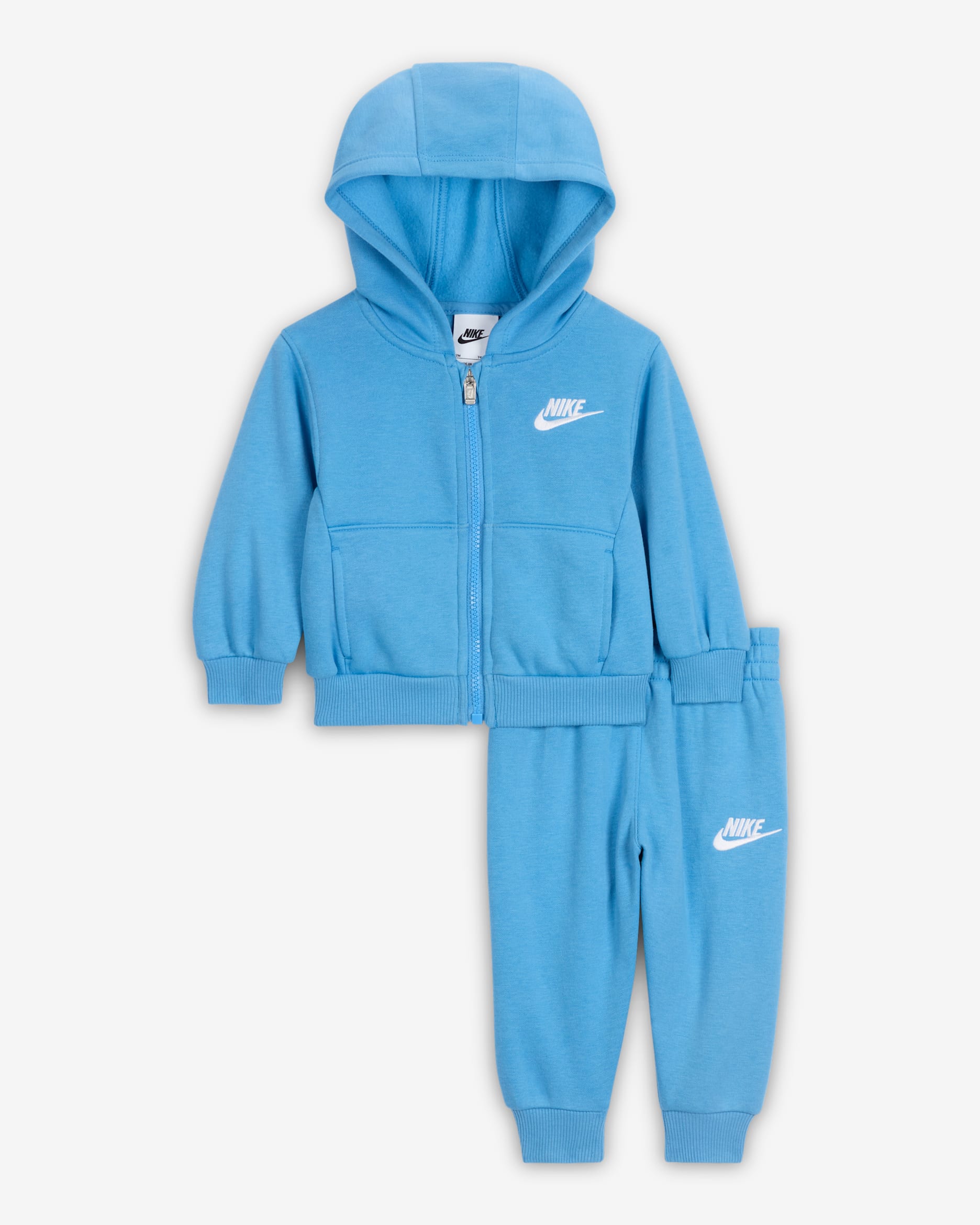 Nike Baby (12-24M) 2-Piece Full-Zip Club Set - Blue Beyond