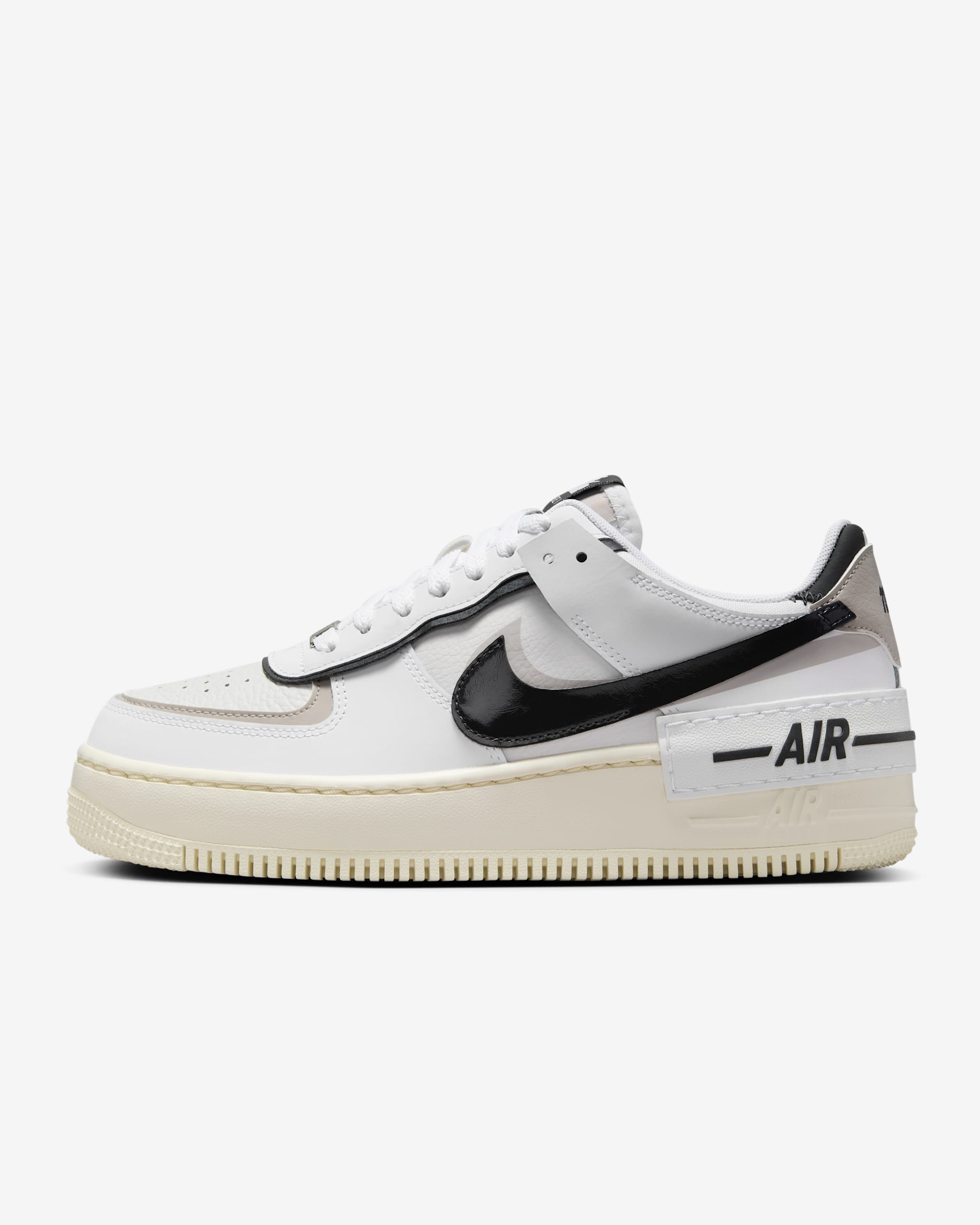 รองเท้าผู้หญิง Nike Air Force 1 Shadow - ขาว/College Grey/Platinum Tint/Off Noir
