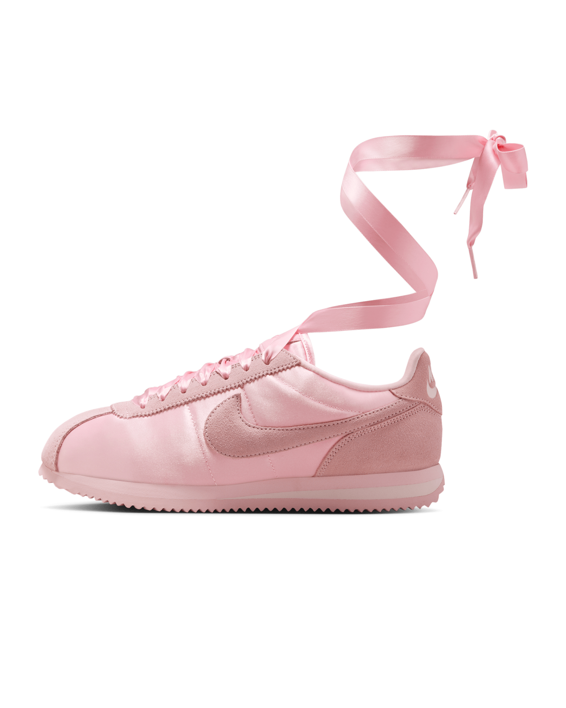 รองเท้าผู้หญิง Nike Cortez Textile - Medium Soft Pink/Pink Ice/Medium Soft Pink
