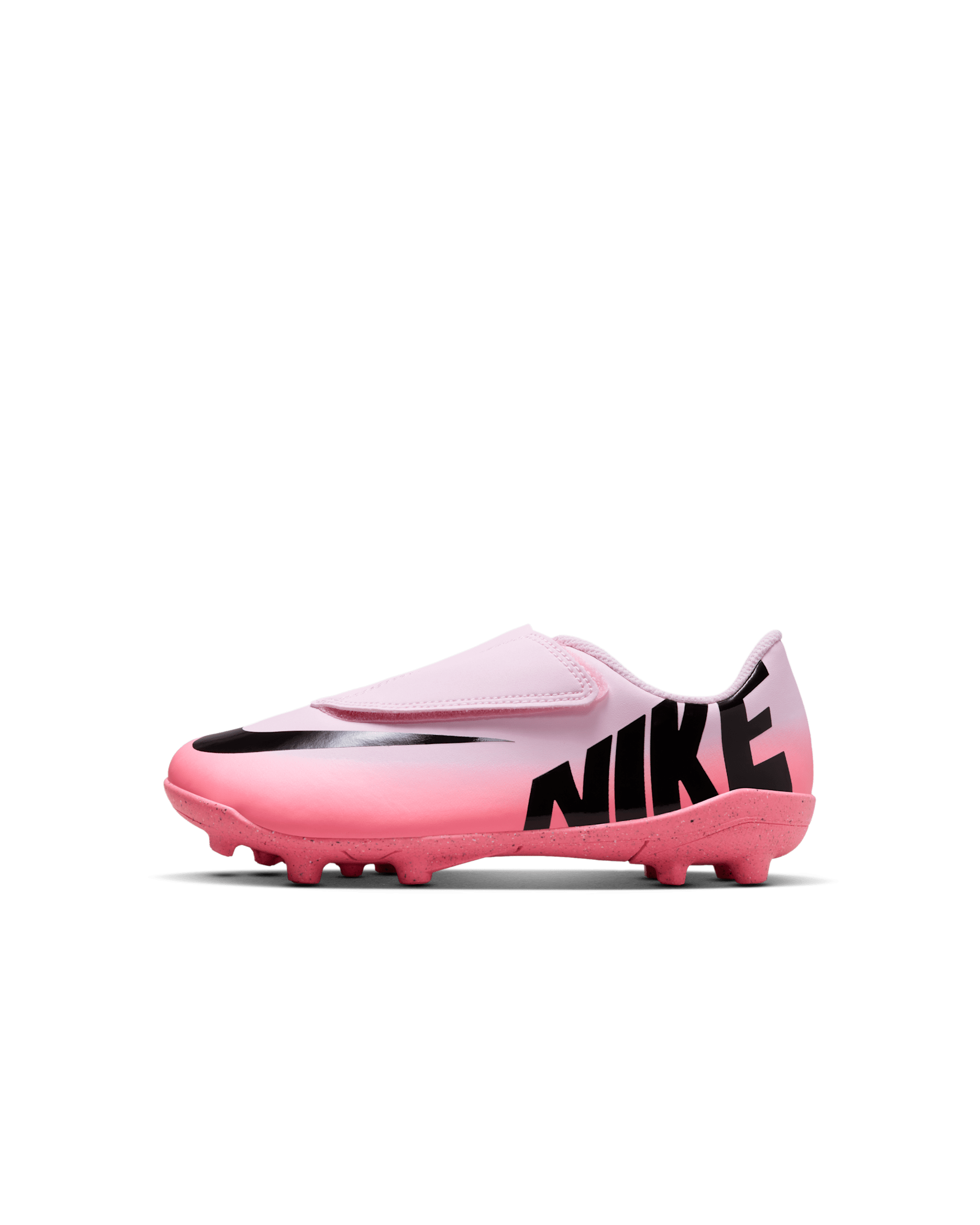 Nike Jr. Mercurial Vapor 15 Club Younger Kids' MG Low-Top Football Boot - Pink Foam/Black
