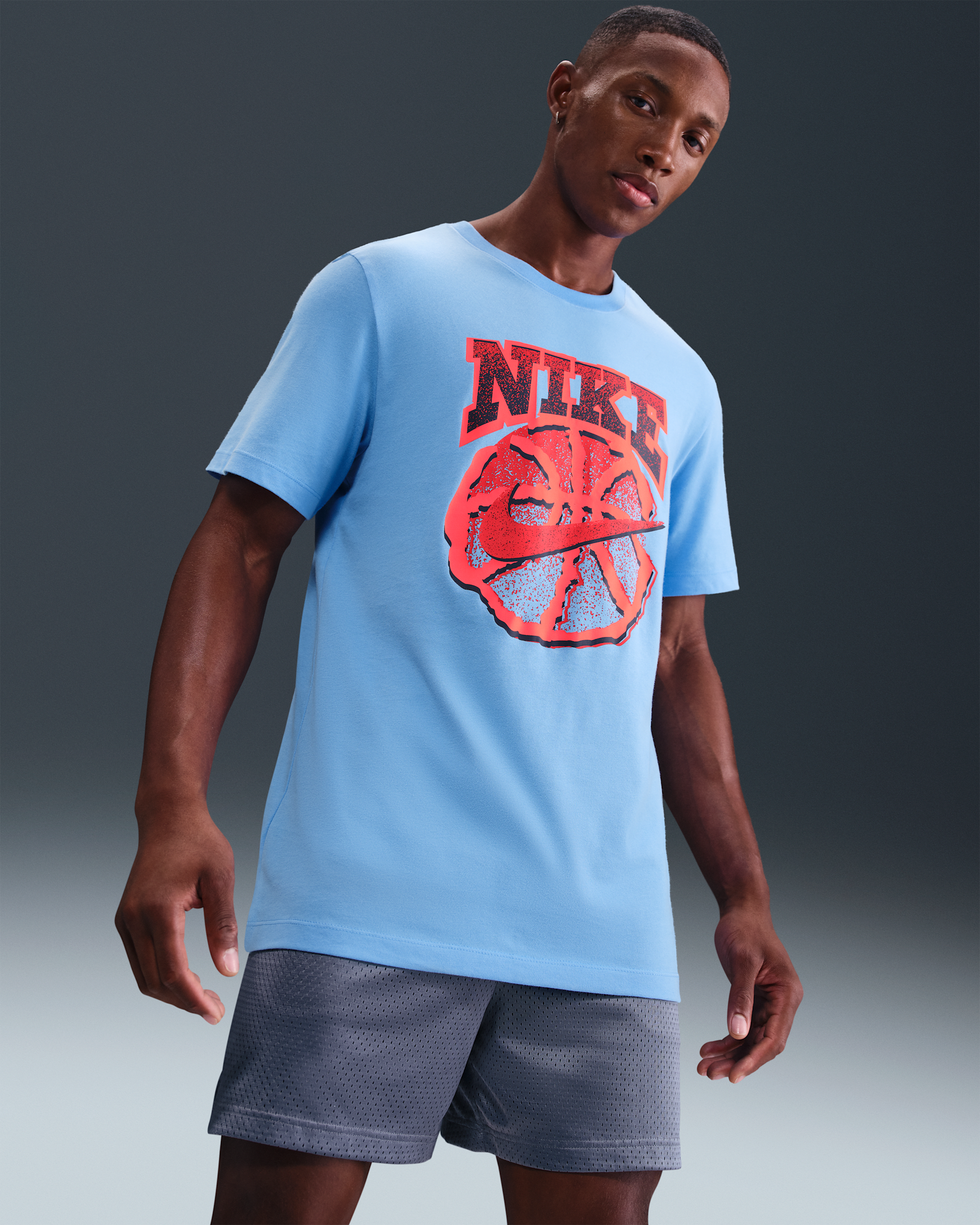 Nike Men's Dri-FIT Basketball T-Shirt - University Blue
