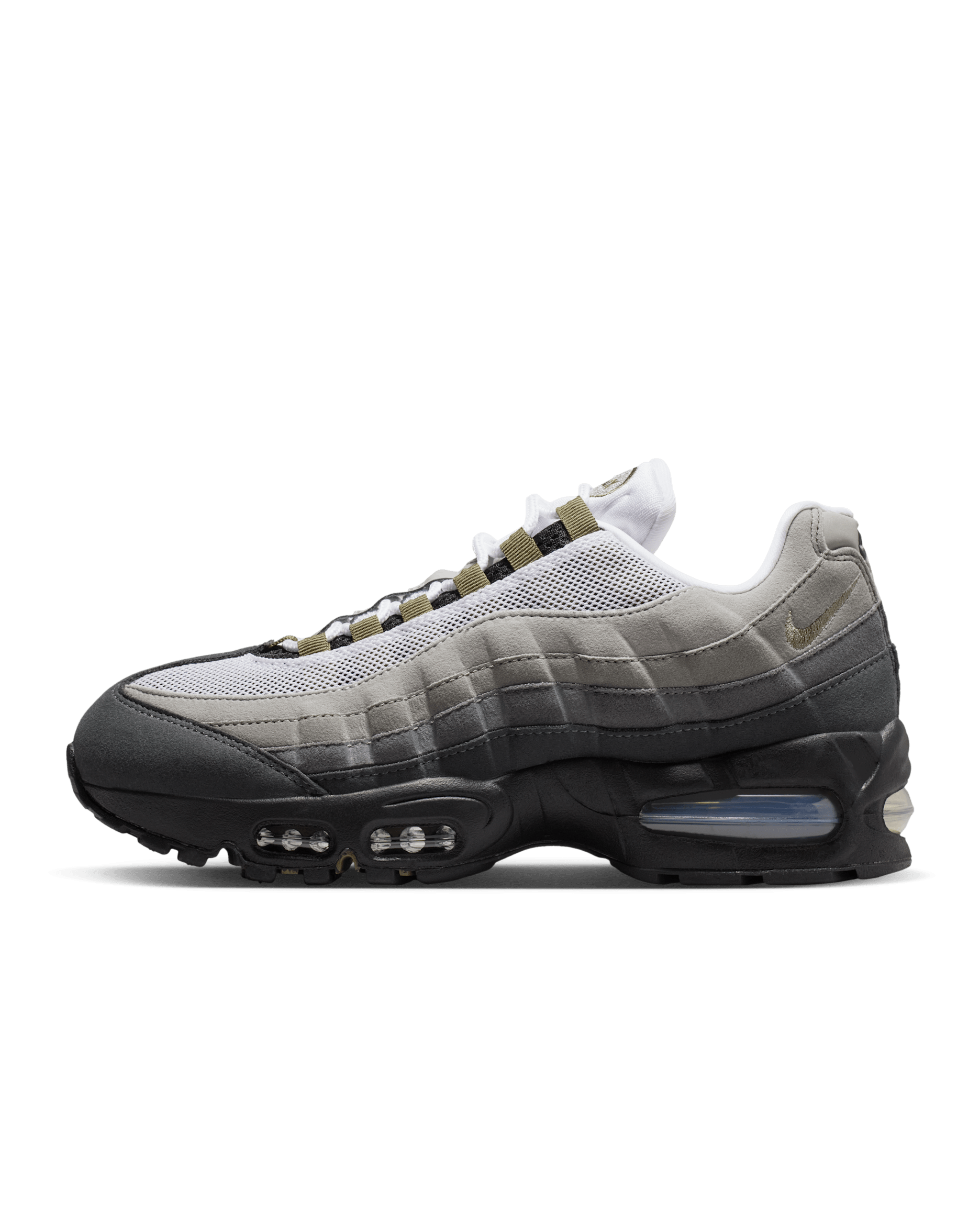 Nike Air Max 95 OG Women's Shoes - Black/White/Reflect Silver/Medium Olive
