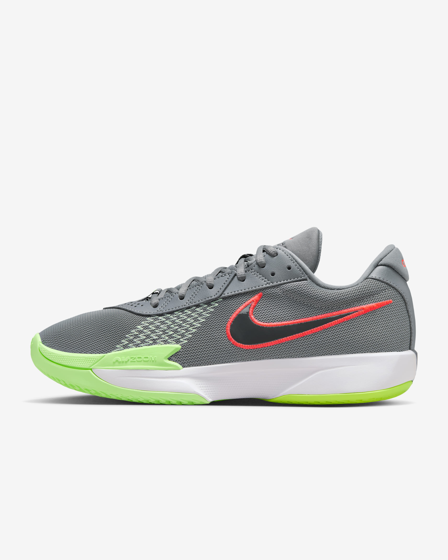 Tenis de básquetbol Nike G.T. Cut Academy - Gris humo/Voltio ligero/Carmesí brillante/Gris humo oscuro