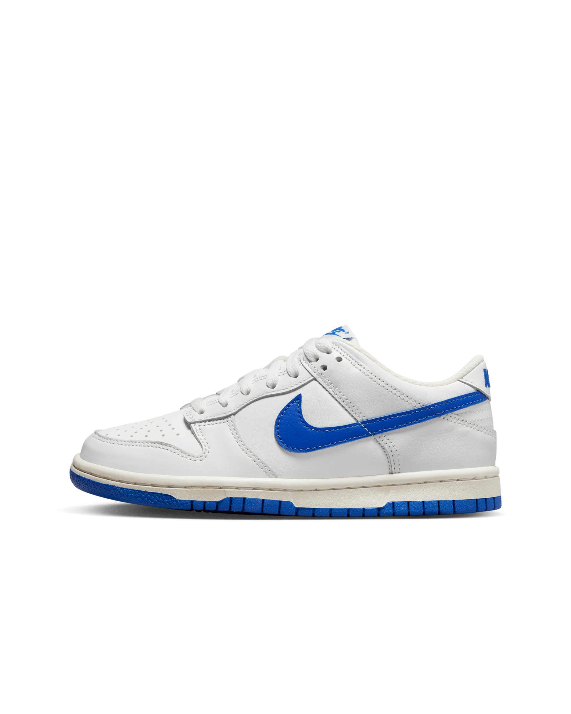 Nike Dunk 低筒大童鞋款 - Summit White/Hyper Royal