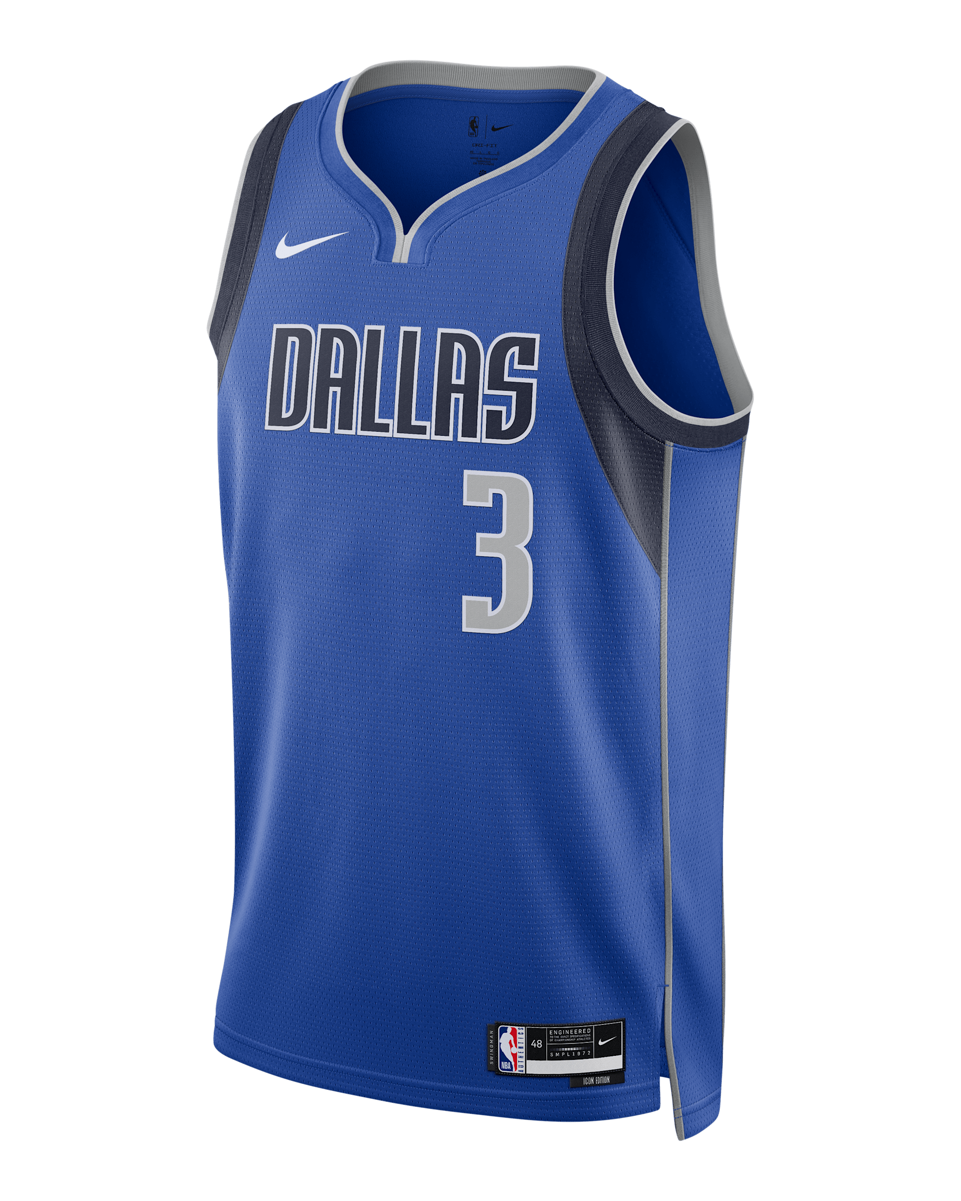Dallas Mavericks Icon Edition Men's Nike Dri-FIT NBA Swingman Jersey - Game Royal