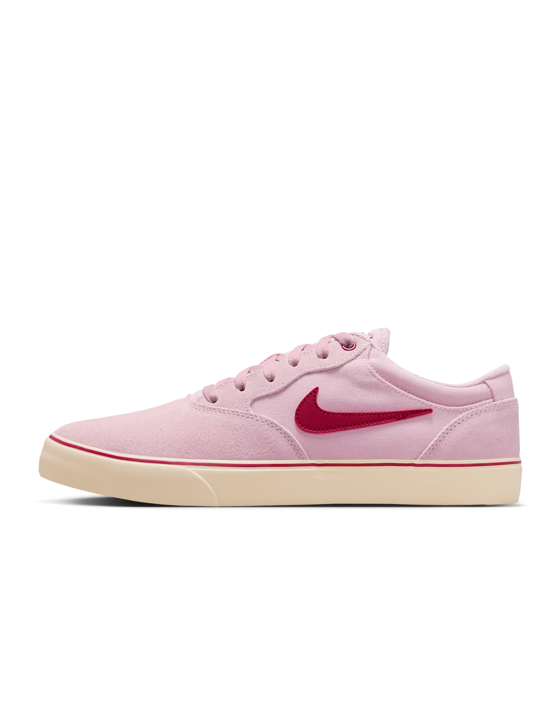 รองเท้าสเก็ตบอร์ด Nike SB Chron 2 - Pink Foam/Pearl White/Pink Foam/Noble Red