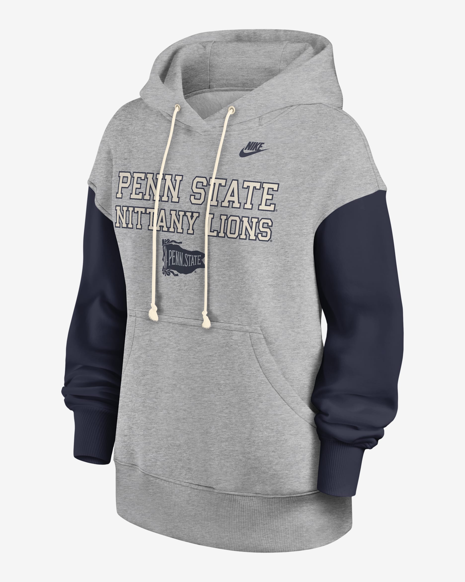 Penn State Legacy Phoenix Women's Nike College Pullover Hoodie - Grey Heather