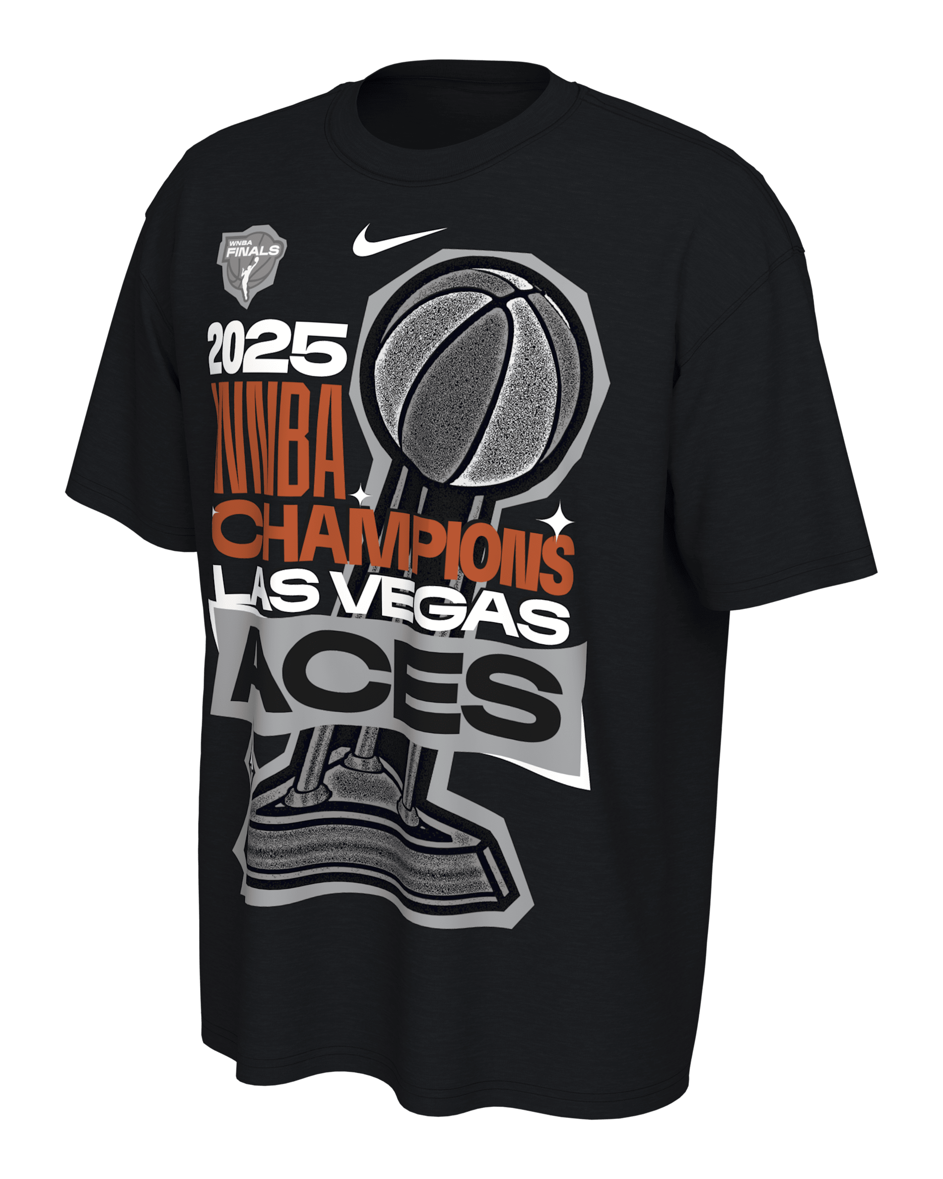 Playera Nike de la WNBA unisex Las Vegas Aces - Negro