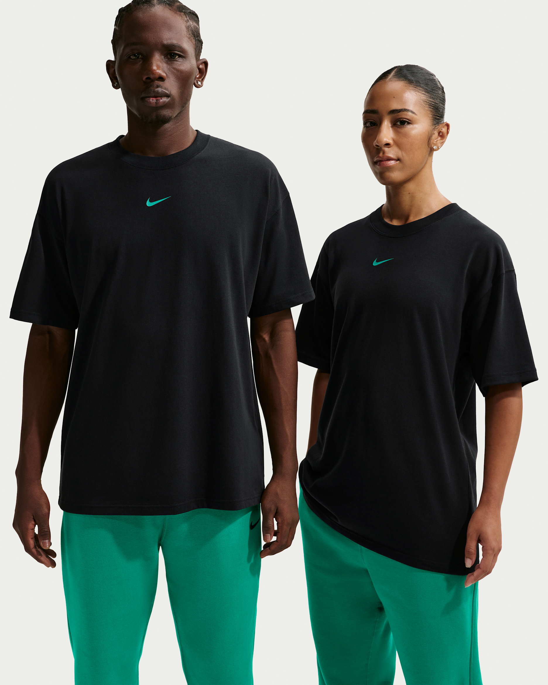 NOCTA Men's T-Shirt - Black/Neptune Green