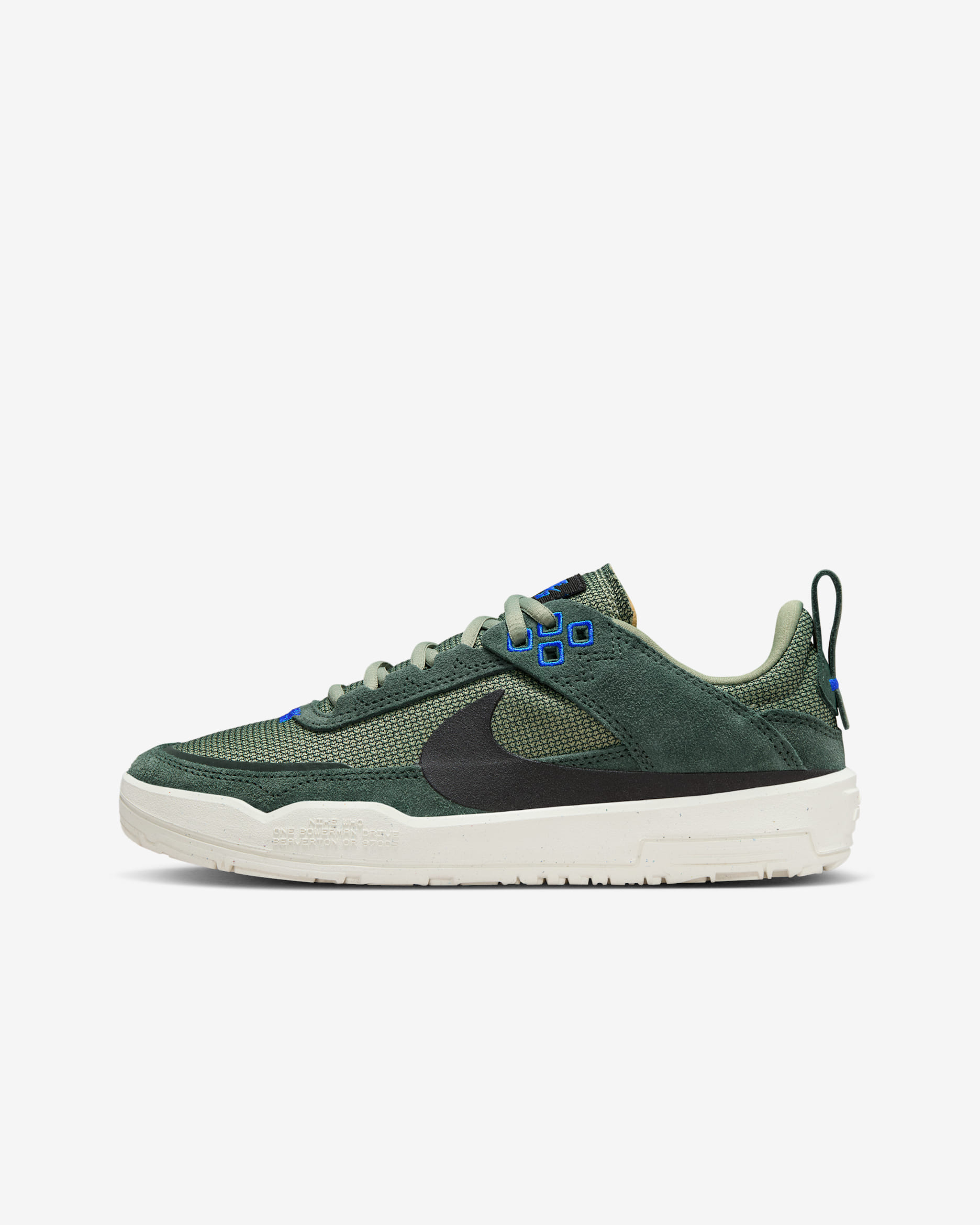 รองเท้าสเก็ตบอร์ดเด็กโต Nike SB Day One - Vintage Green/Oil Green/Sail/ดำ
