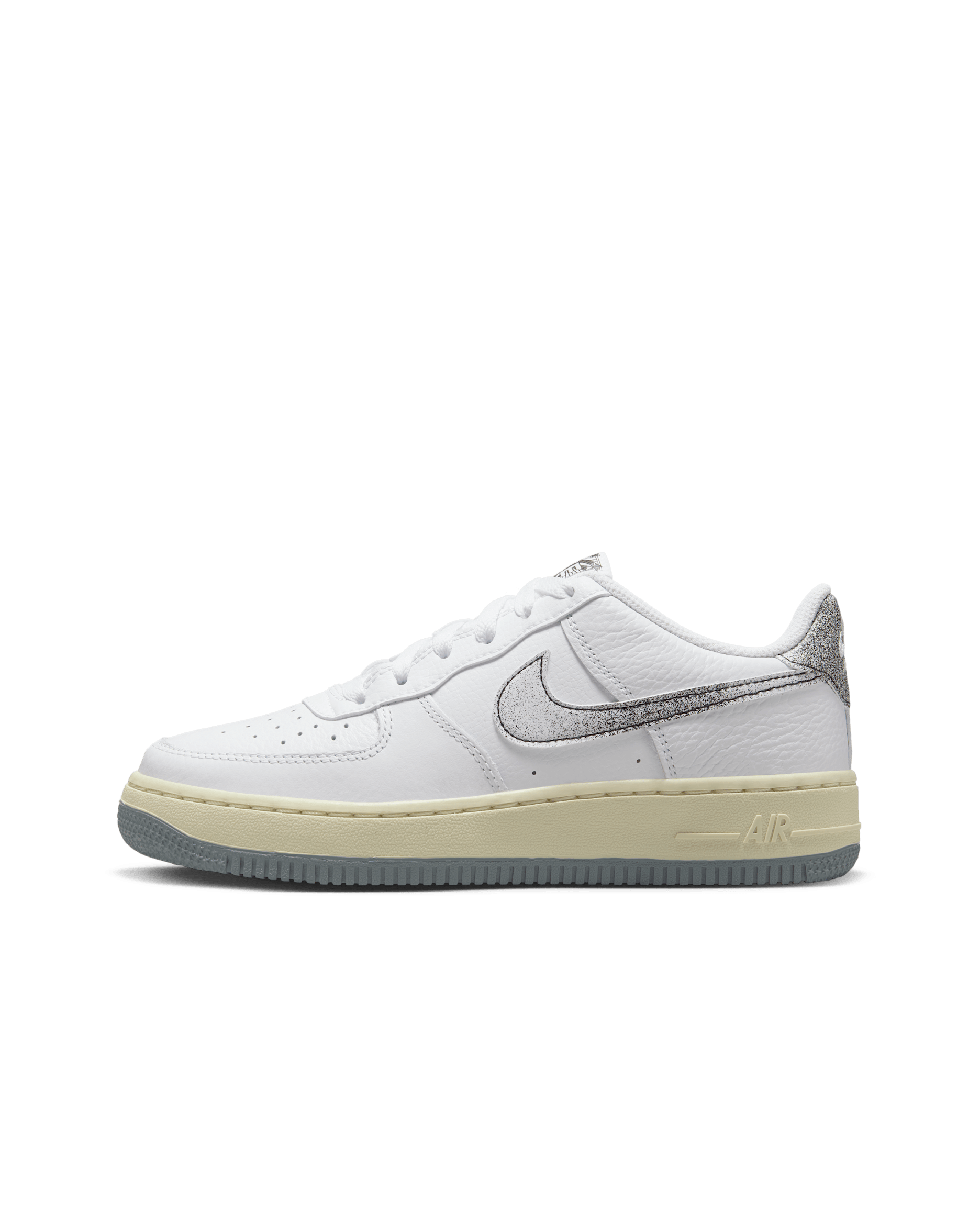 Nike Air Force 1 LV8 3 Older Kids' Shoes - White/Beach/White/Smoke Grey