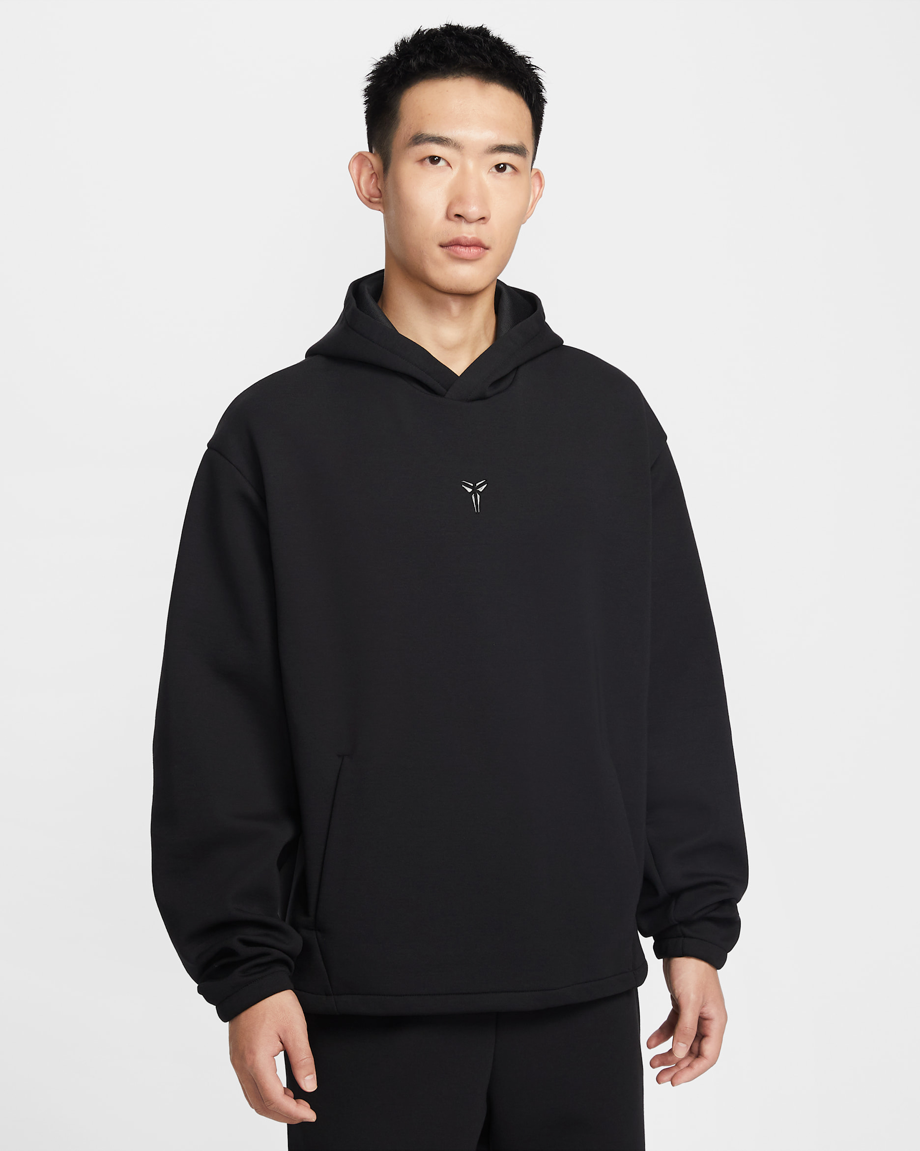 コービー メンズ ナイキ Dri-FIT トレーナー バスケットボールパーカー - ブラック/ブラック