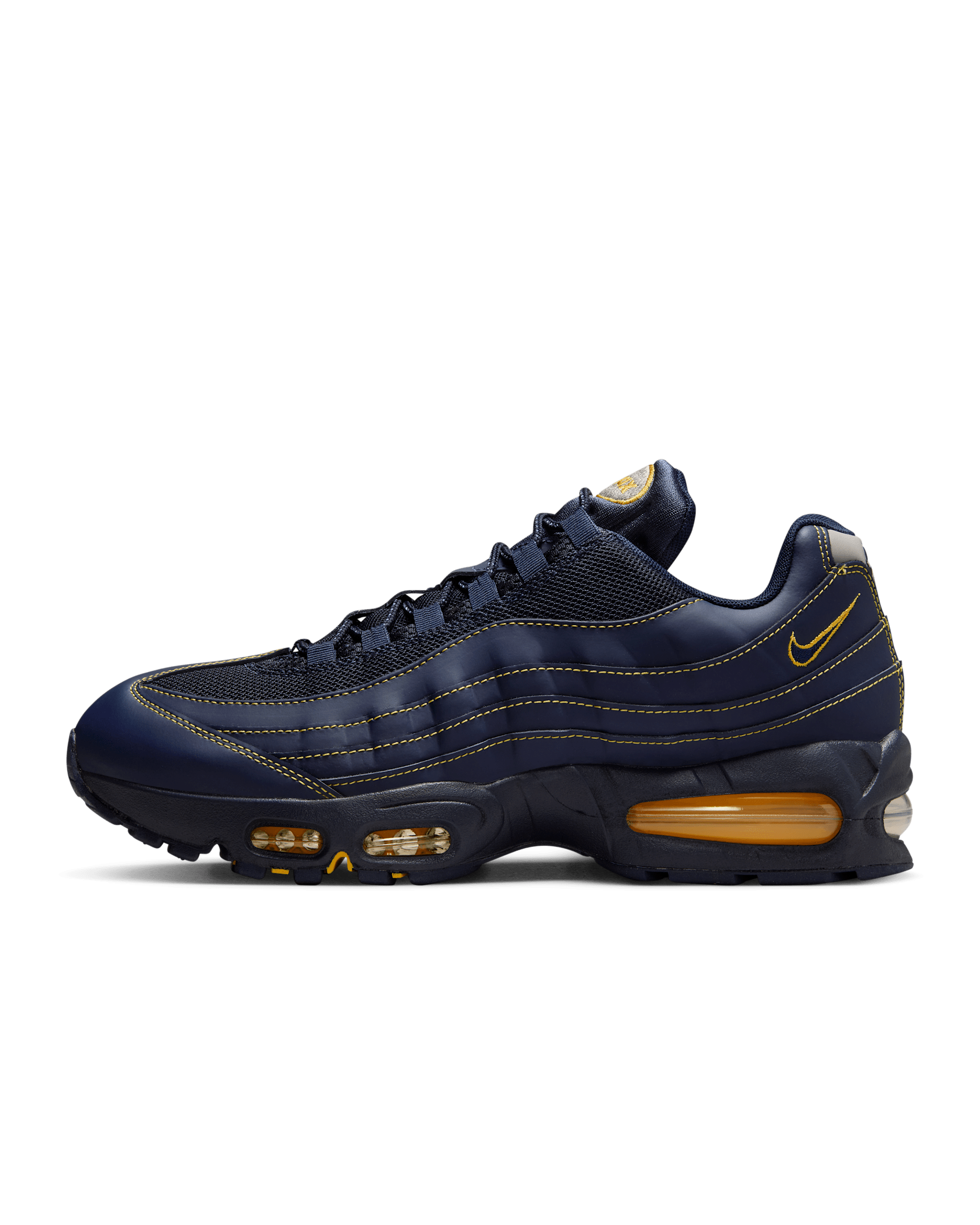 Nike Air Max 95 Big Bubble Men's Shoes - Obsidian/Varsity Maize/Wolf Grey/Obsidian