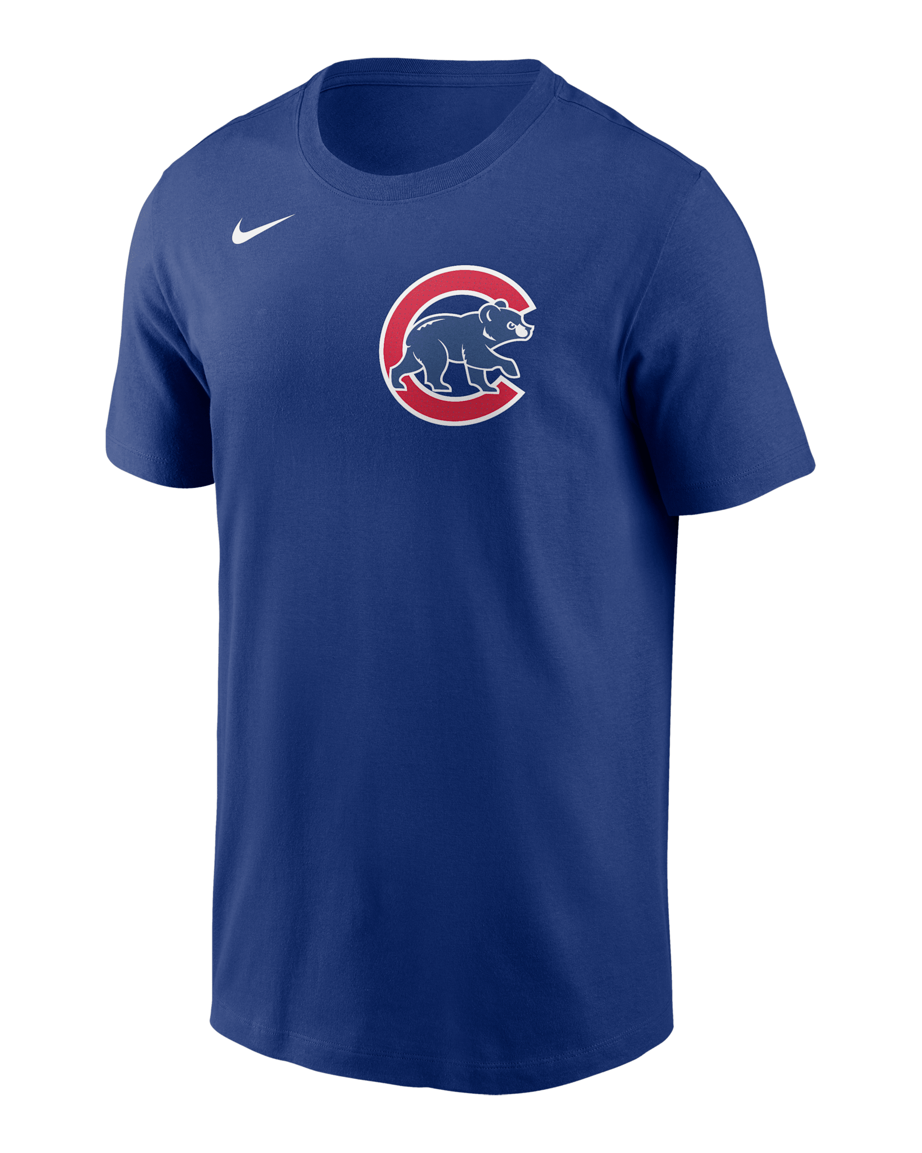 Chicago Cubs Fuse Wordmark Men's Nike MLB T-Shirt - Royal