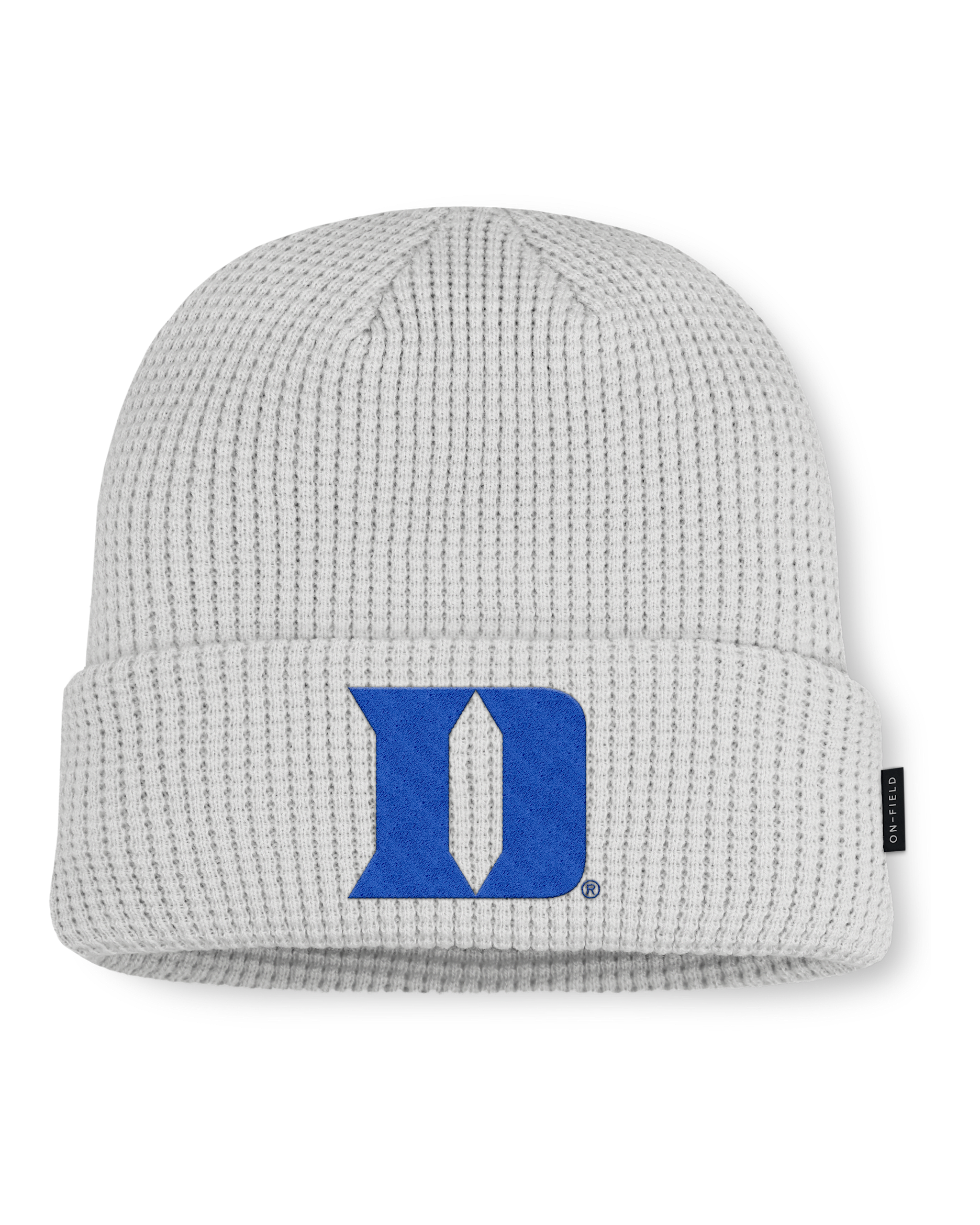 Duke Utility Off-Field Men's Nike College Cuffed Beanie - Grey
