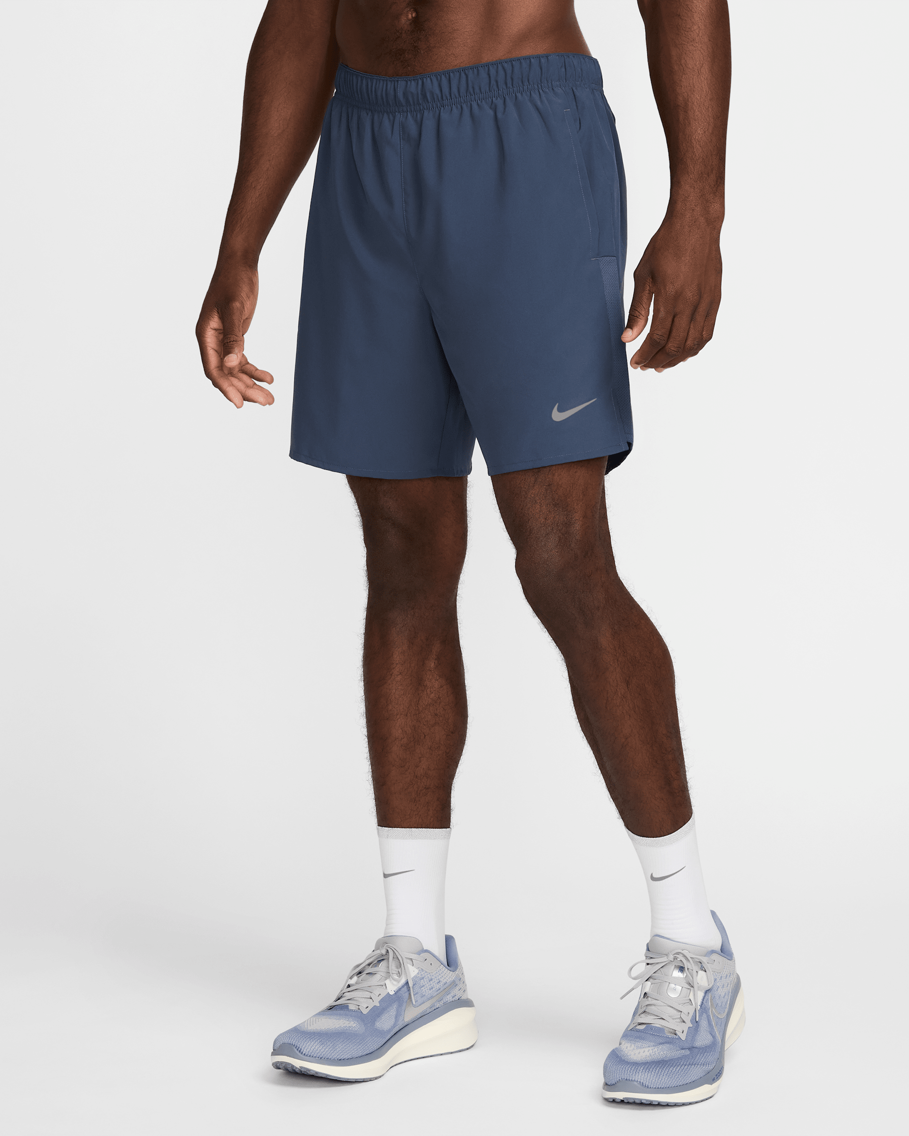Nike Challenger Pantalón corto de running Dri-FIT de 18 cm 2 en 1 - Hombre - Thunder Blue/Thunder Blue/Thunder Blue