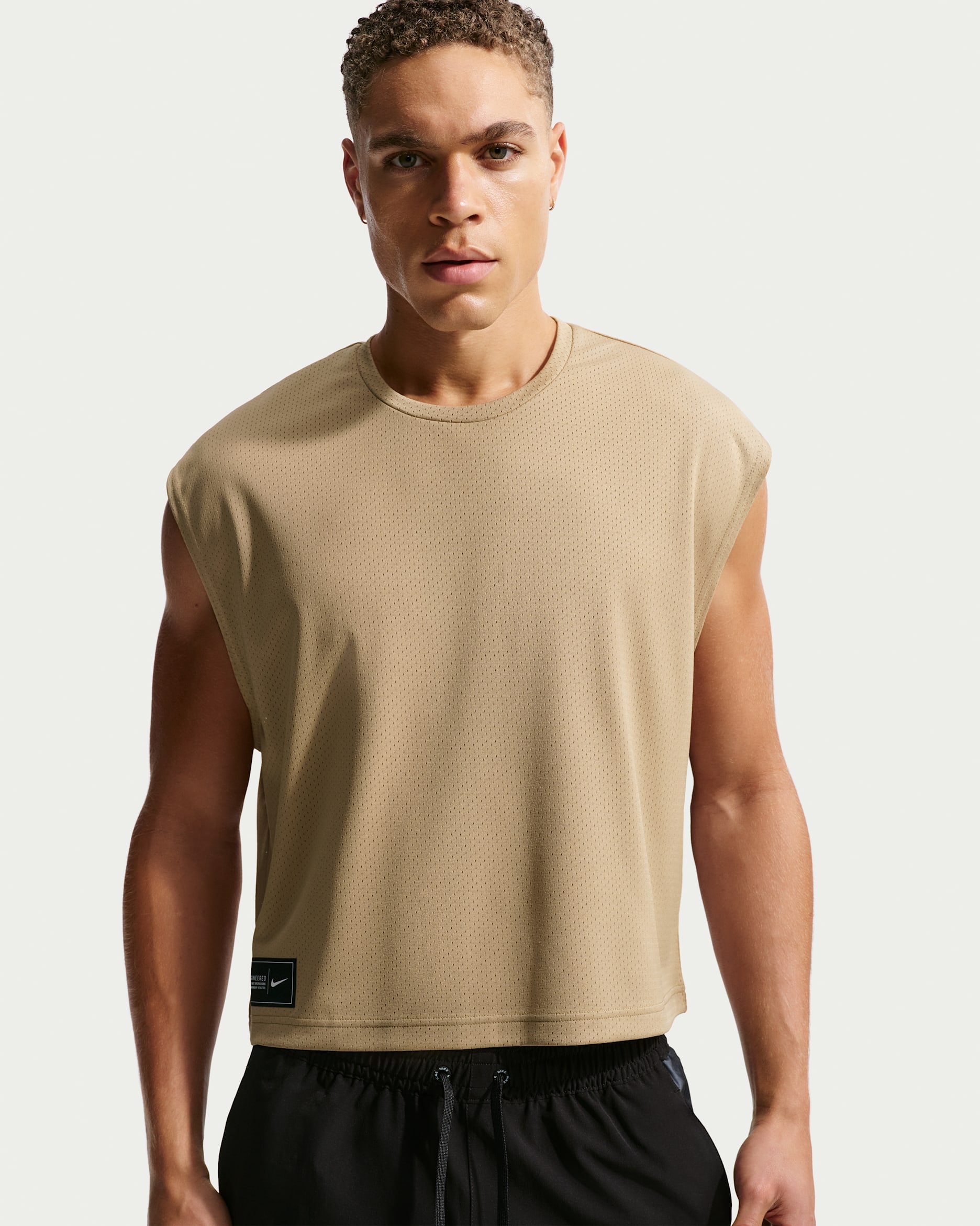 Nike Swim Men's Crop top Top - Parachute Beige