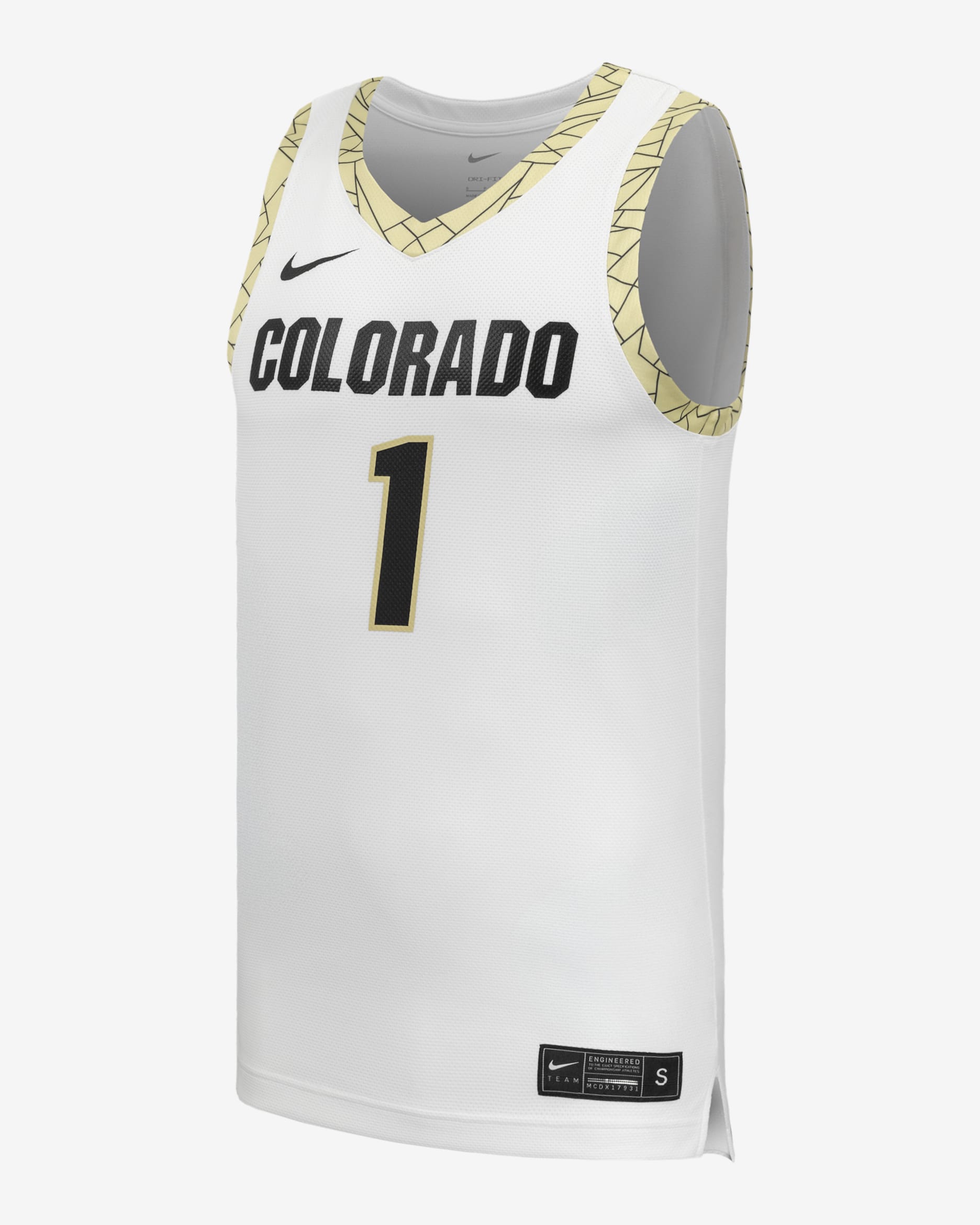 Colorado Men's Basketball Nike College Replica Jersey - White