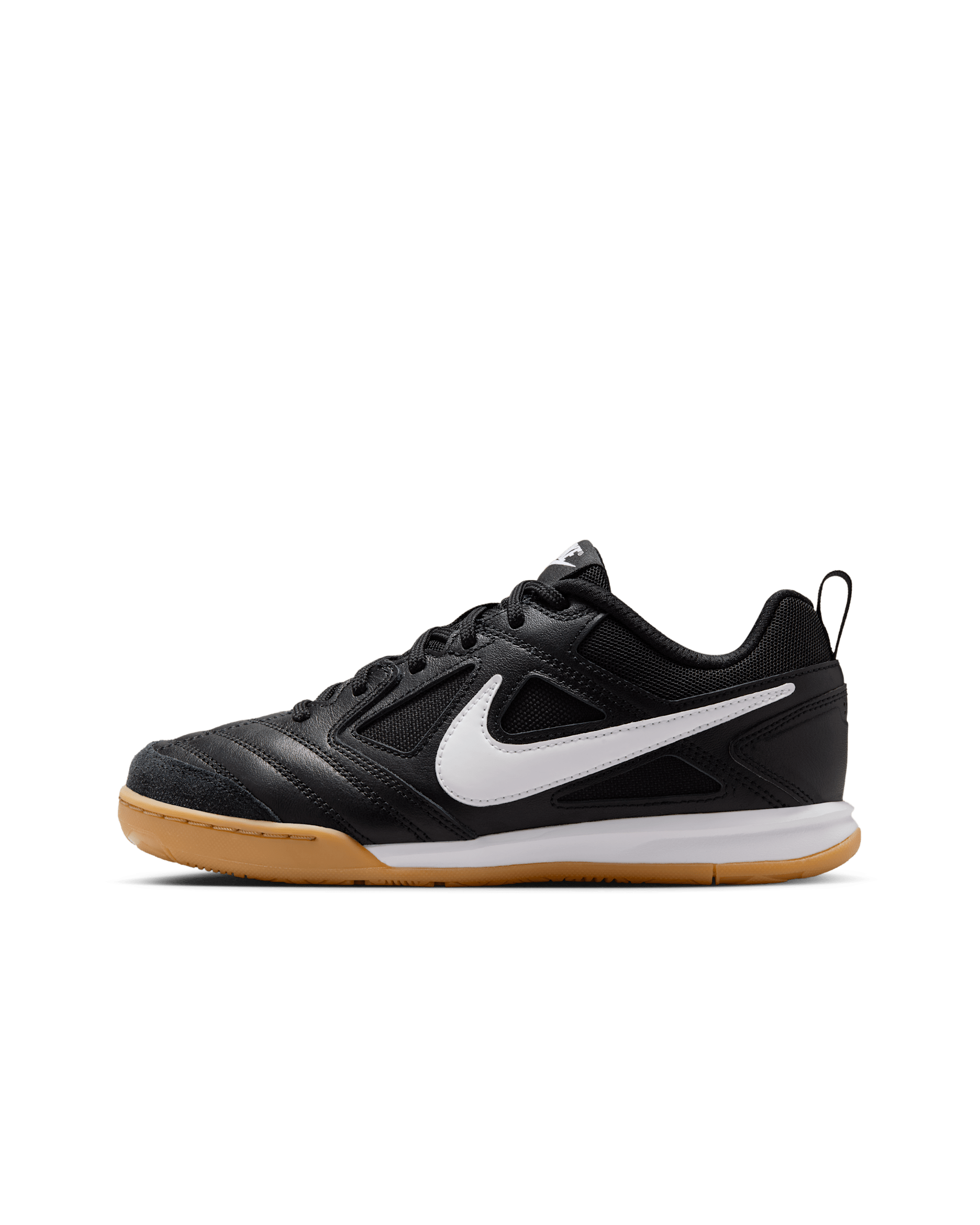 Nike Gato Older Kids' Shoes - Black/Black/Gum Light Brown/White