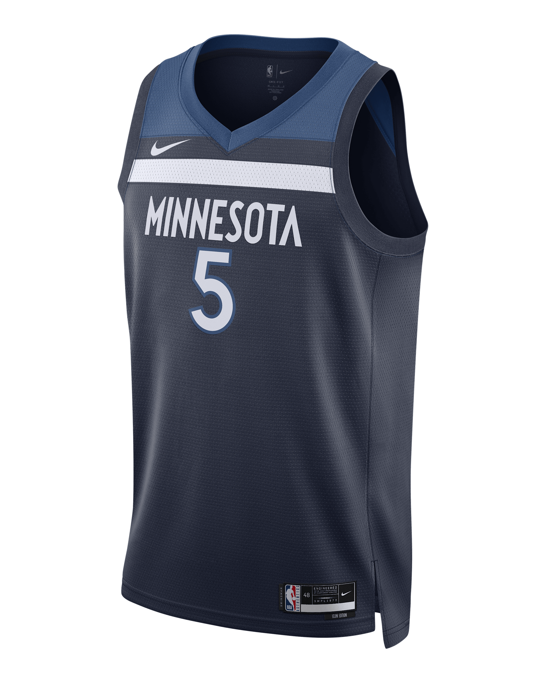 Minnesota Timberwolves Icon Edition Men's Nike Dri-FIT NBA Swingman Jersey - College Navy