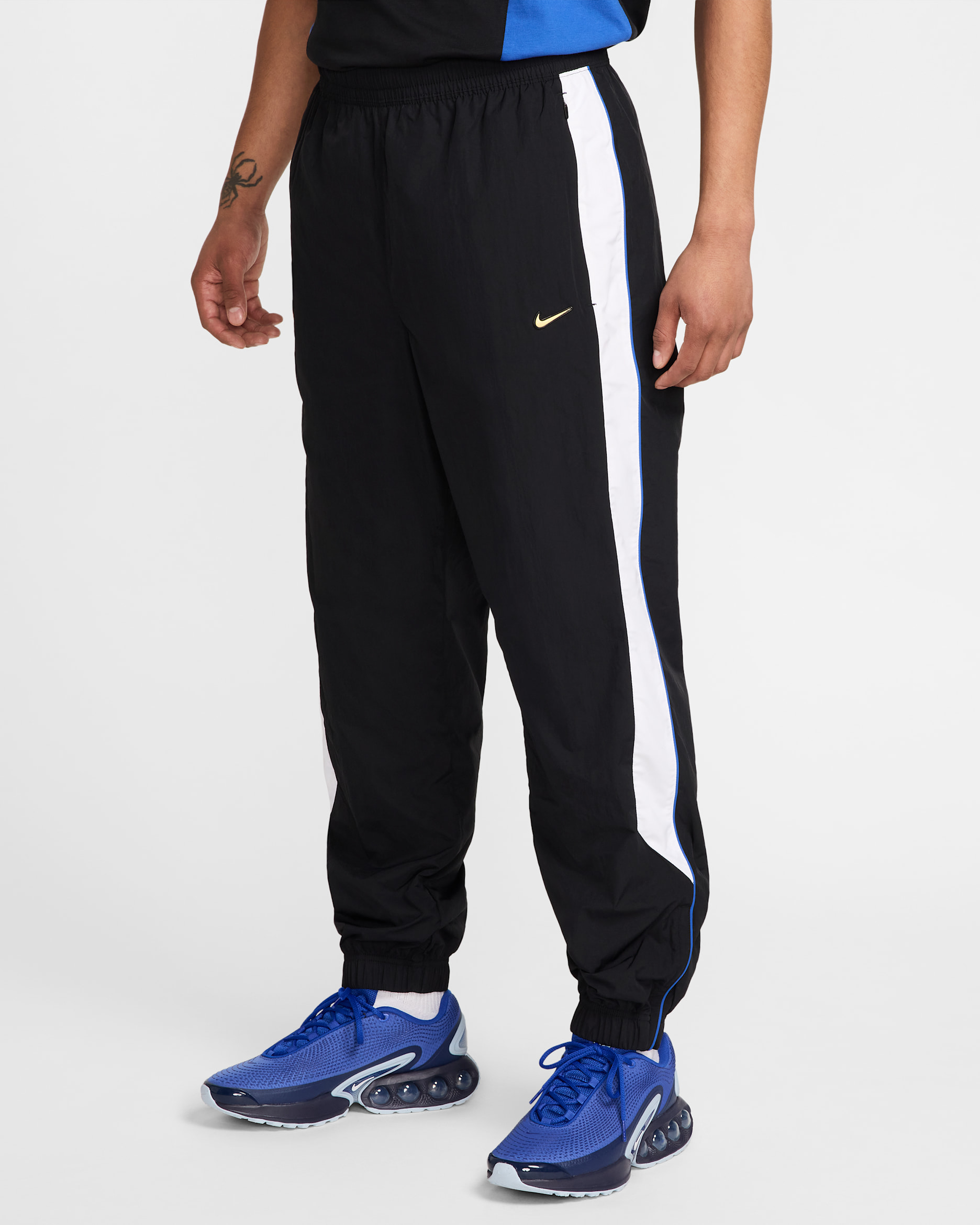 Pantalon tissé Nike Sportswear pour homme - Noir/Blanc/Game Royal