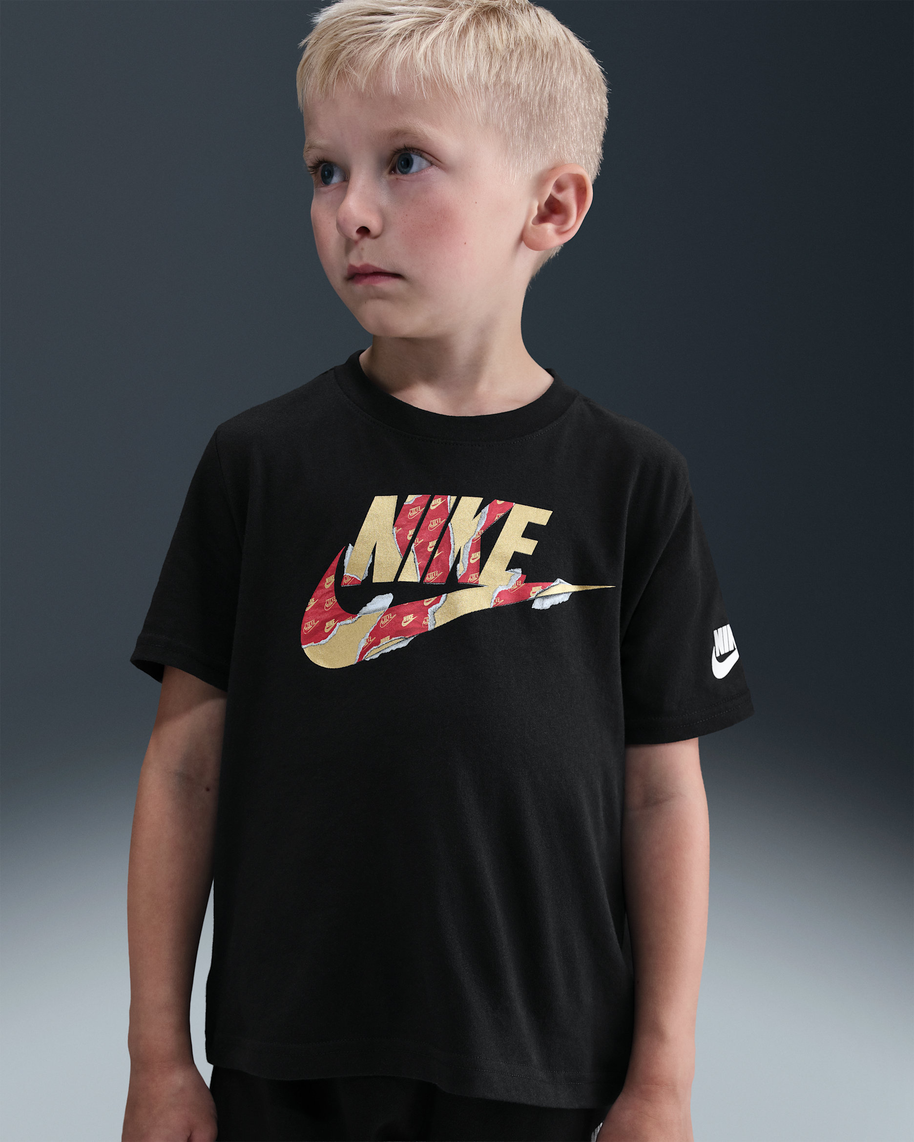 Nike Little Kids' Unwrapped Futura T-Shirt - Black