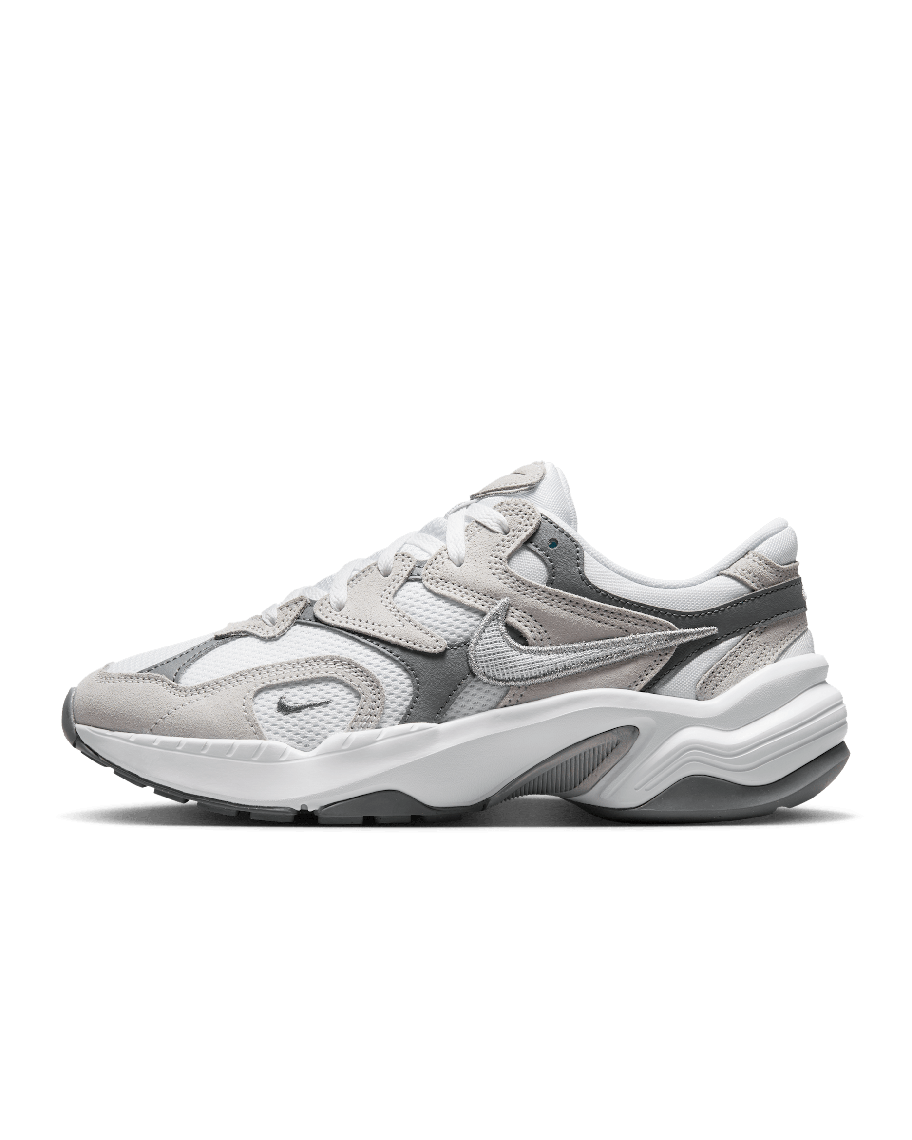 Nike AL8 Women's Shoes - White/Smoke Grey/Black/Metallic Silver
