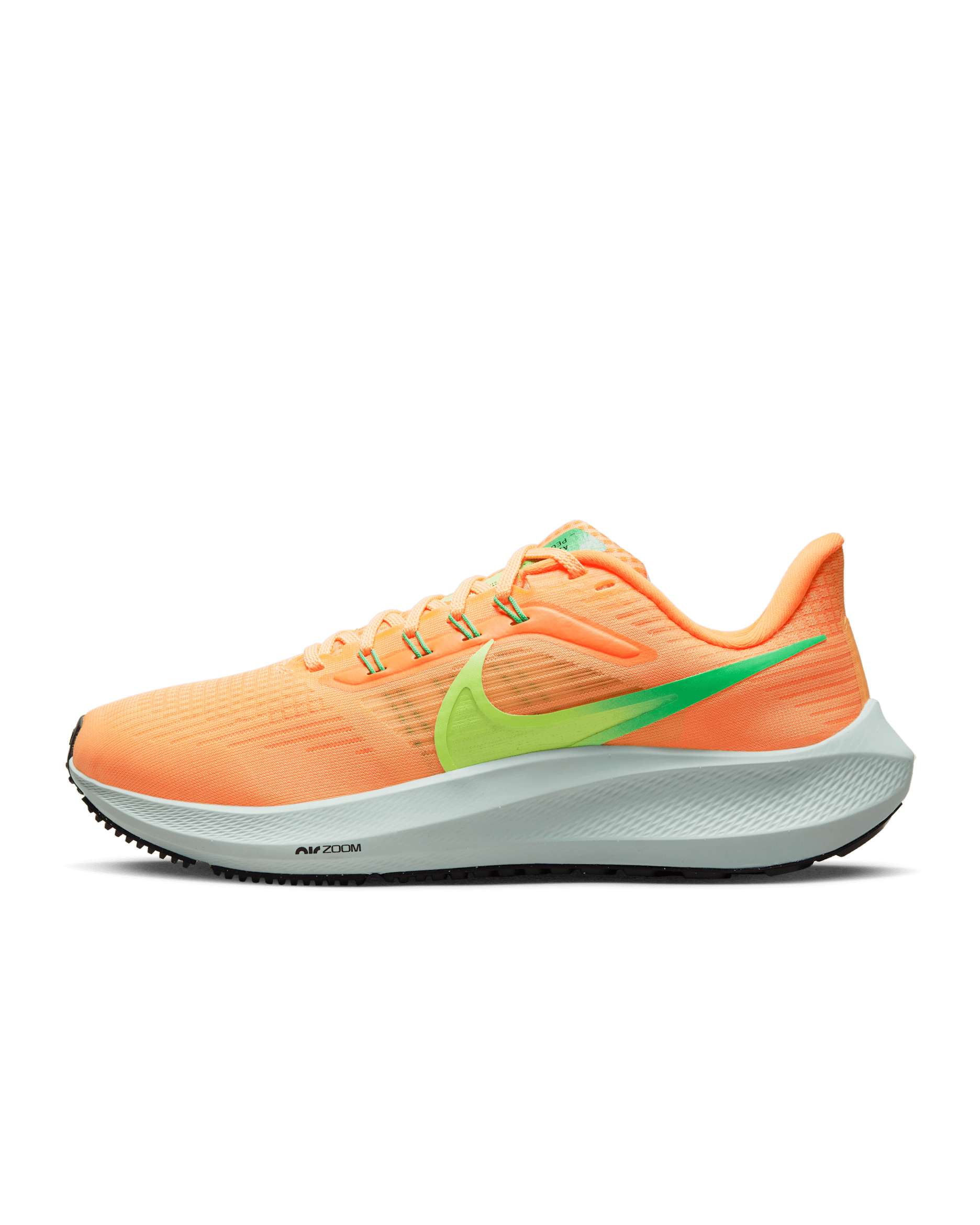 Nike Pegasus 39 女款路跑鞋 - Peach Cream/Total Orange/Green Shock/Ghost Green