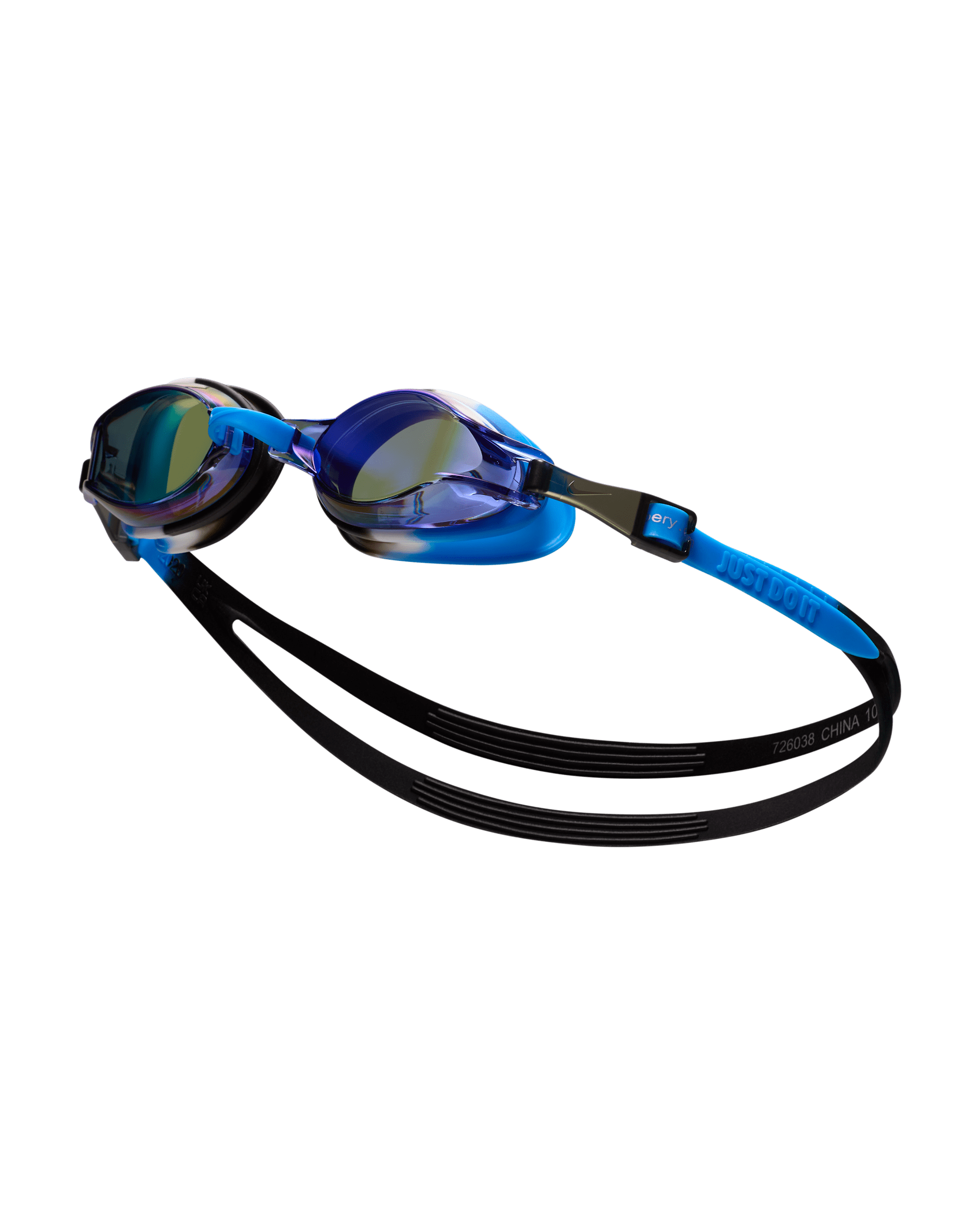 Nike Swim Big Kids' Mirrored Swim Goggles - Photo Blue