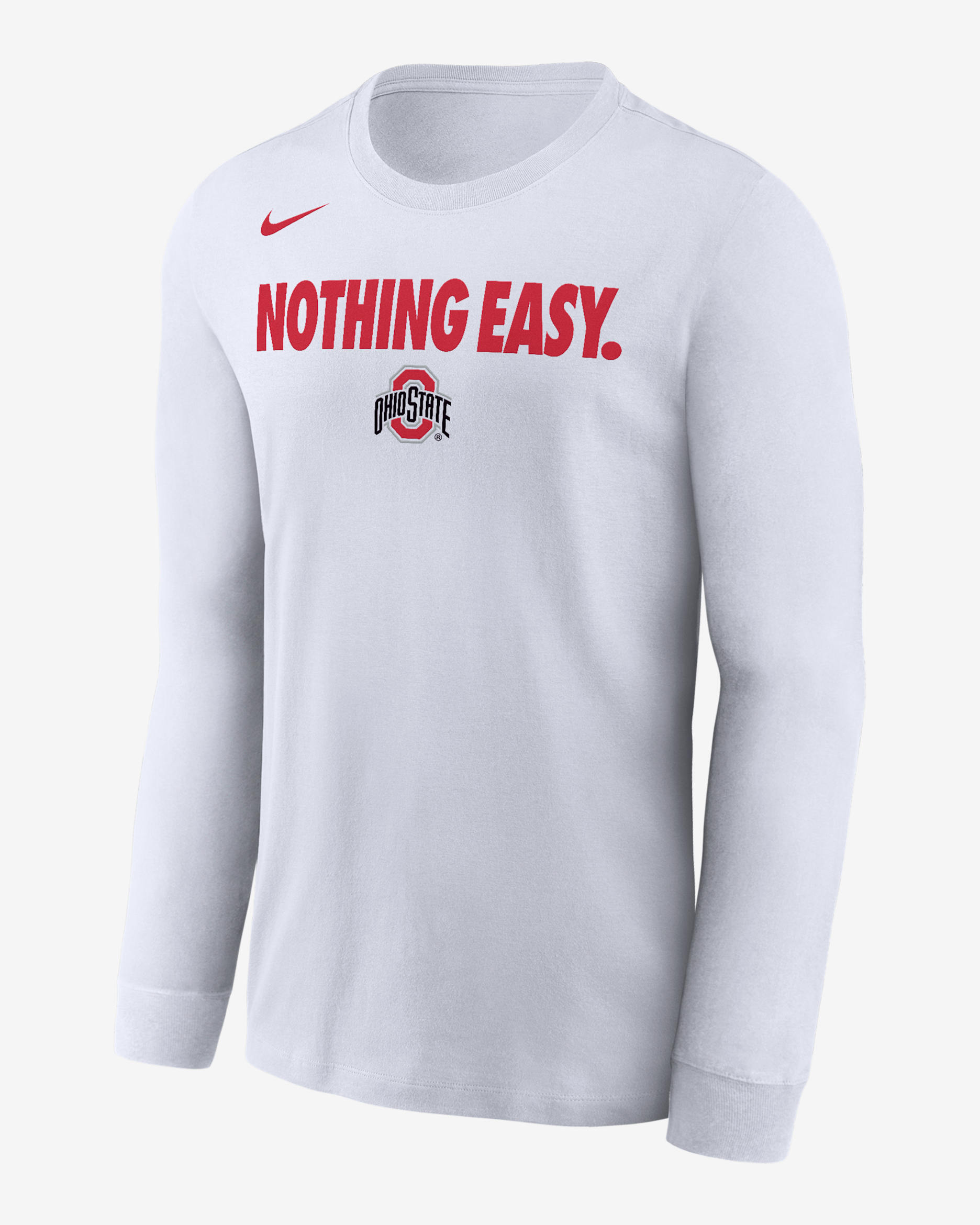Ohio State Men's Nike College Long-Sleeve T-Shirt - White