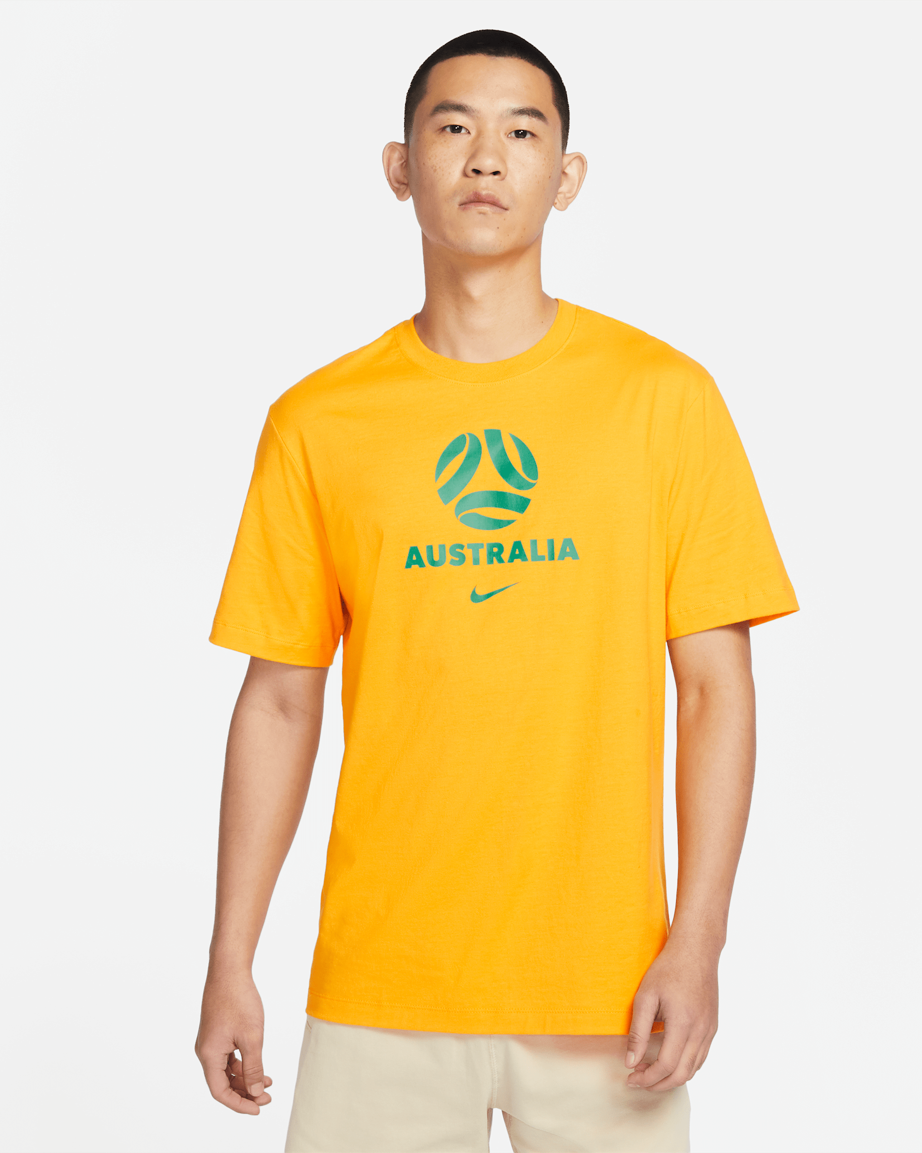 Australia Men's Nike T-Shirt - University Gold