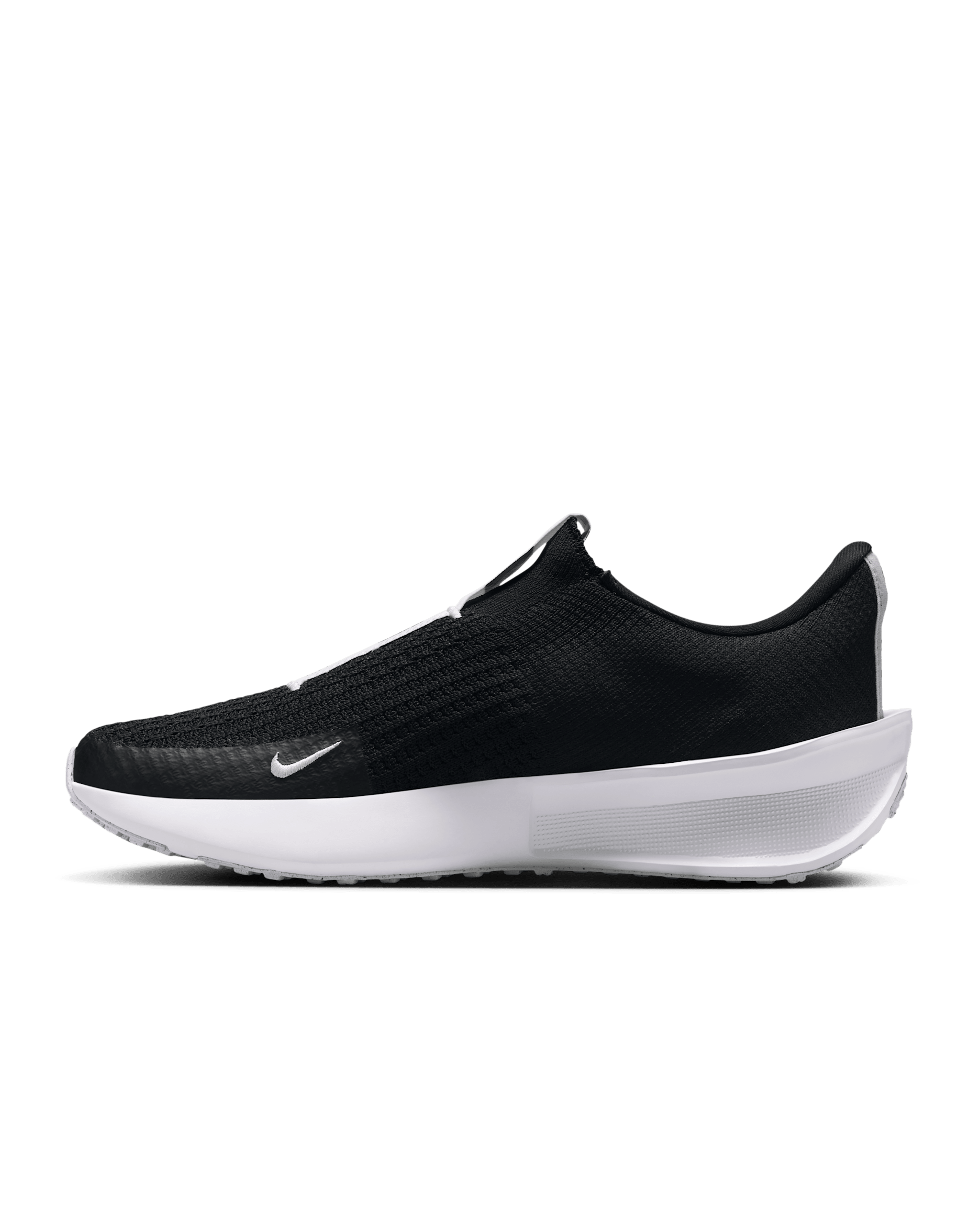 Nike Interact Run EasyOn Women's Road Running Shoes - Black/Black/White