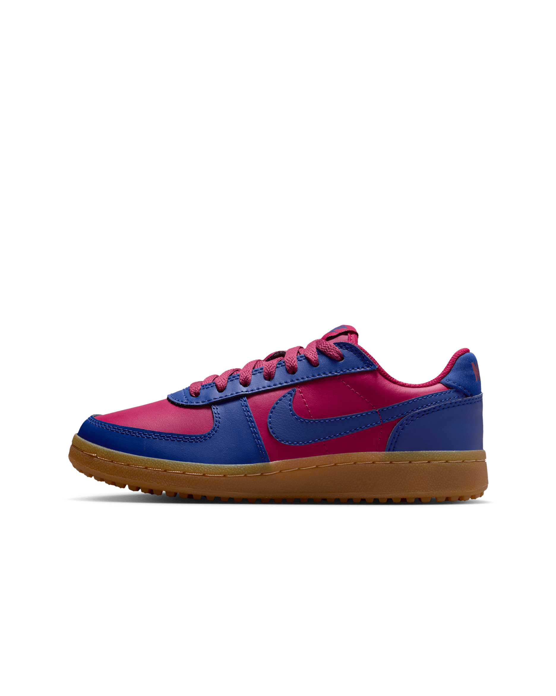 Nike Field General Big Kids' Shoes - Noble Red/Gum Light Brown/Deep Royal Blue