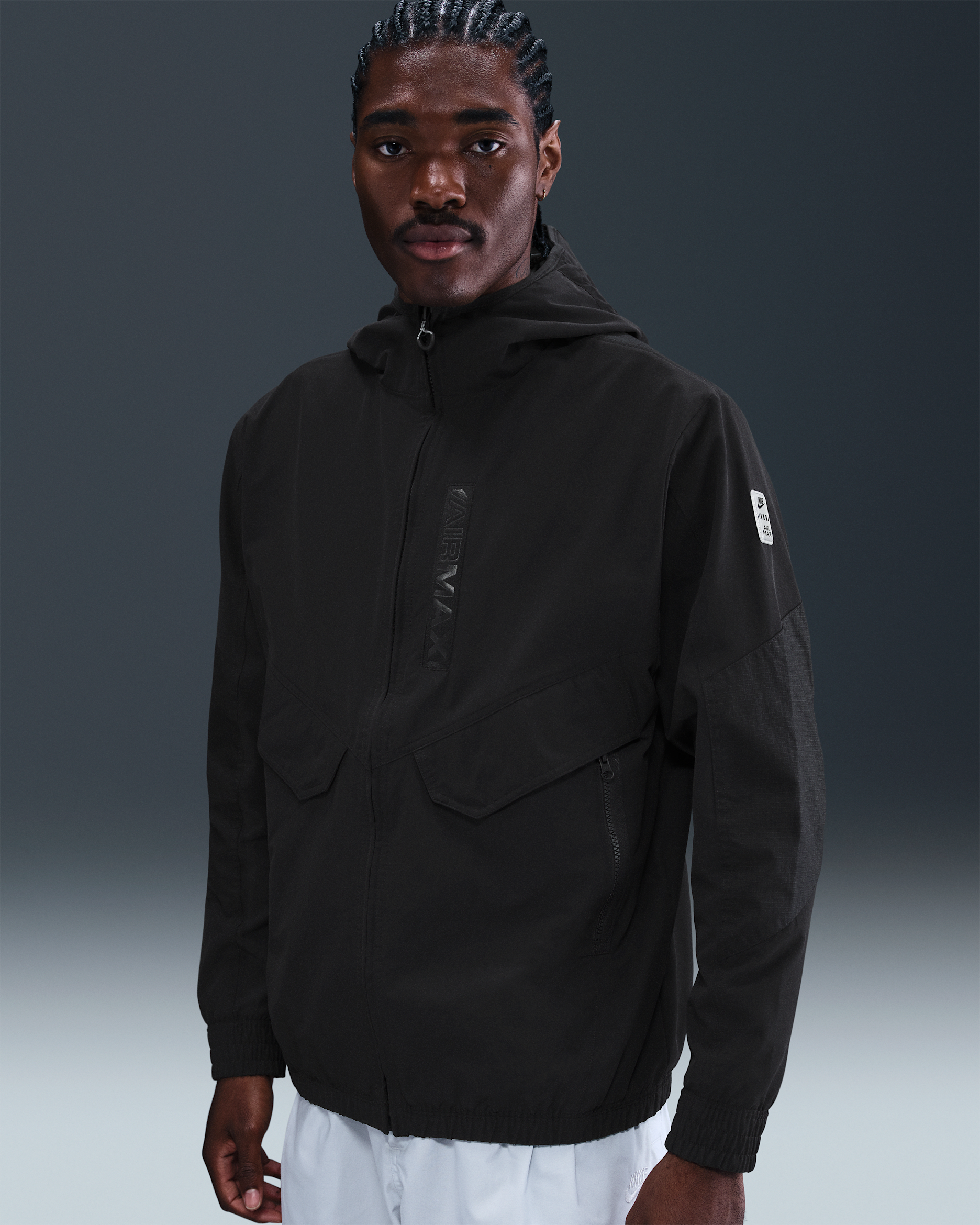 Veste tissée Nike Air Max pour Homme - Noir/Noir/Noir