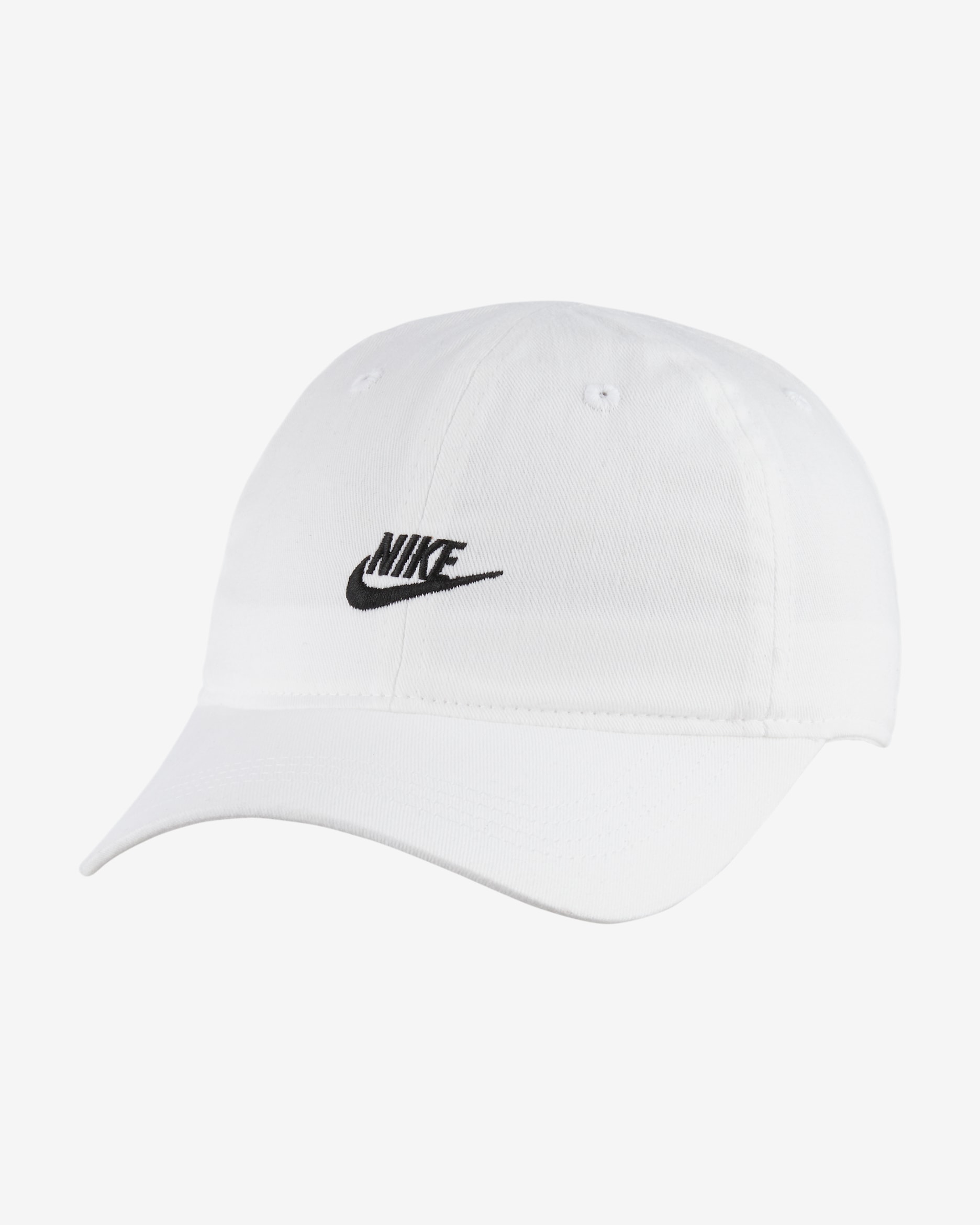 Nike Futura Curved Brim Cap Little Kids' Hat - White