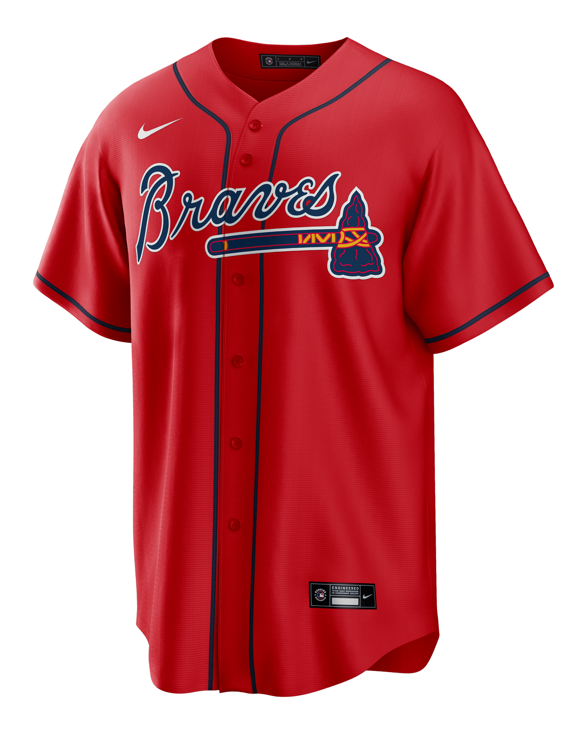 Austin Riley Atlanta Braves Men's Nike MLB Replica Jersey - Red