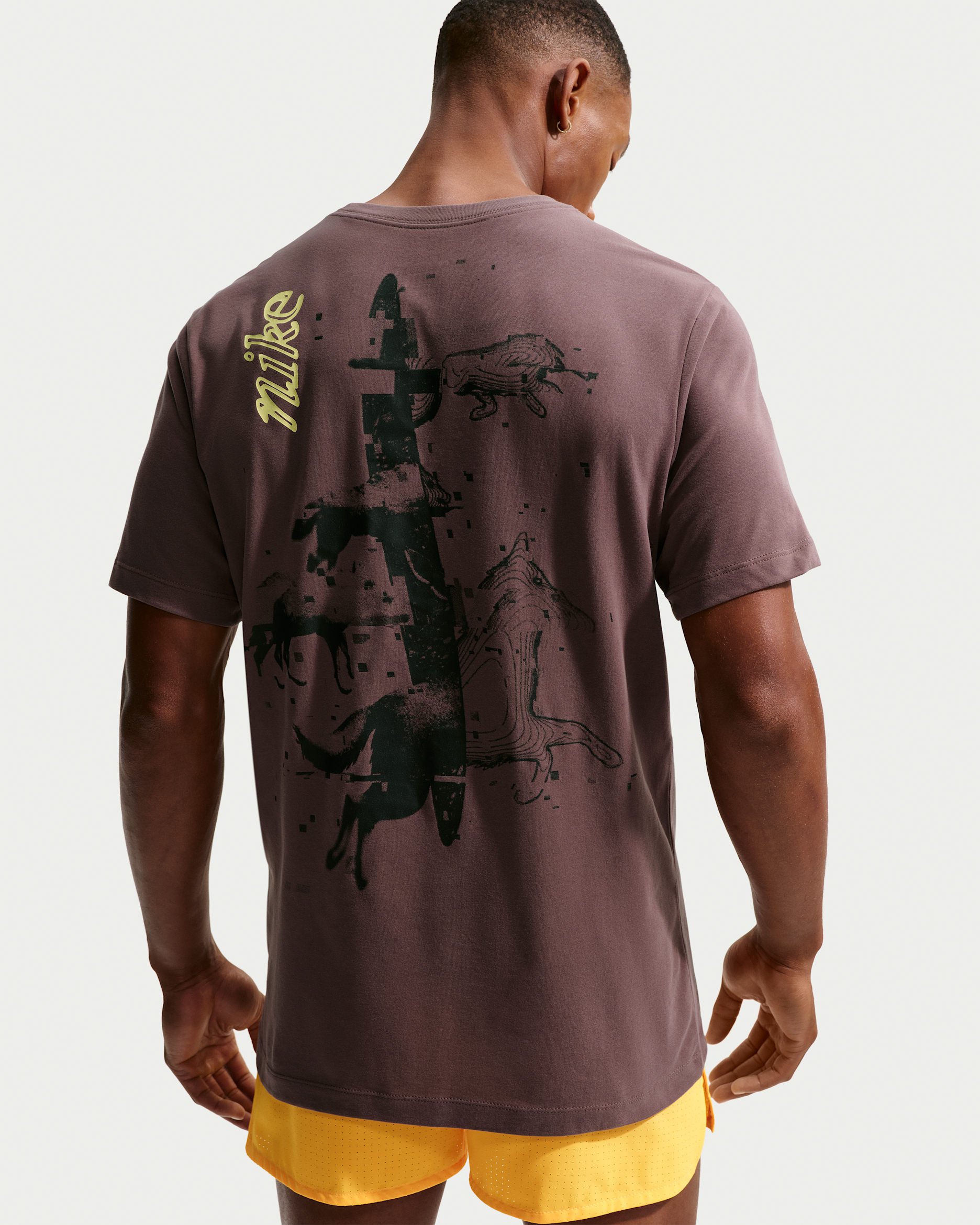 Nike Men's Dri-FIT Running T-Shirt - Tattoo