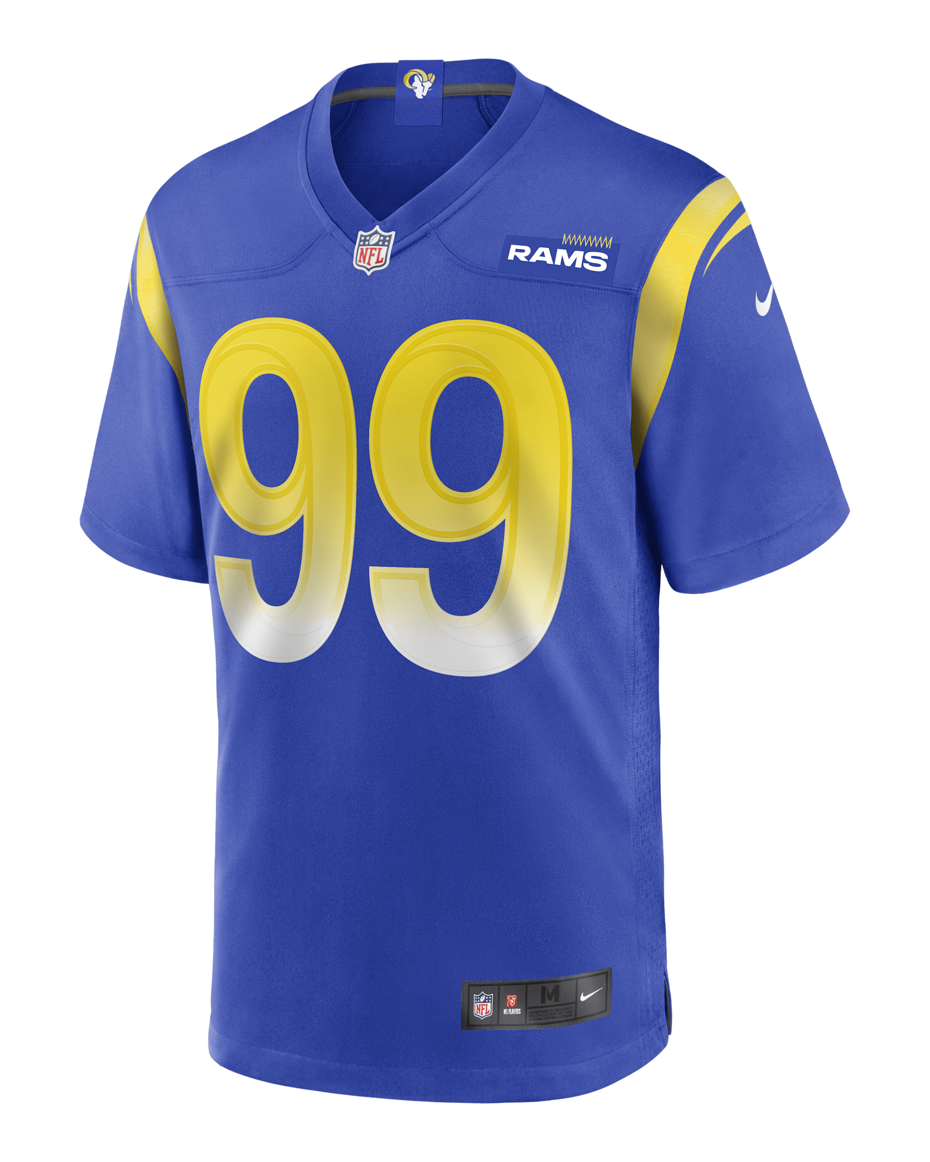 Aaron Donald Los Angeles Rams Nike NFL Game American Football-Trikot (Herren) - Hyper Royal