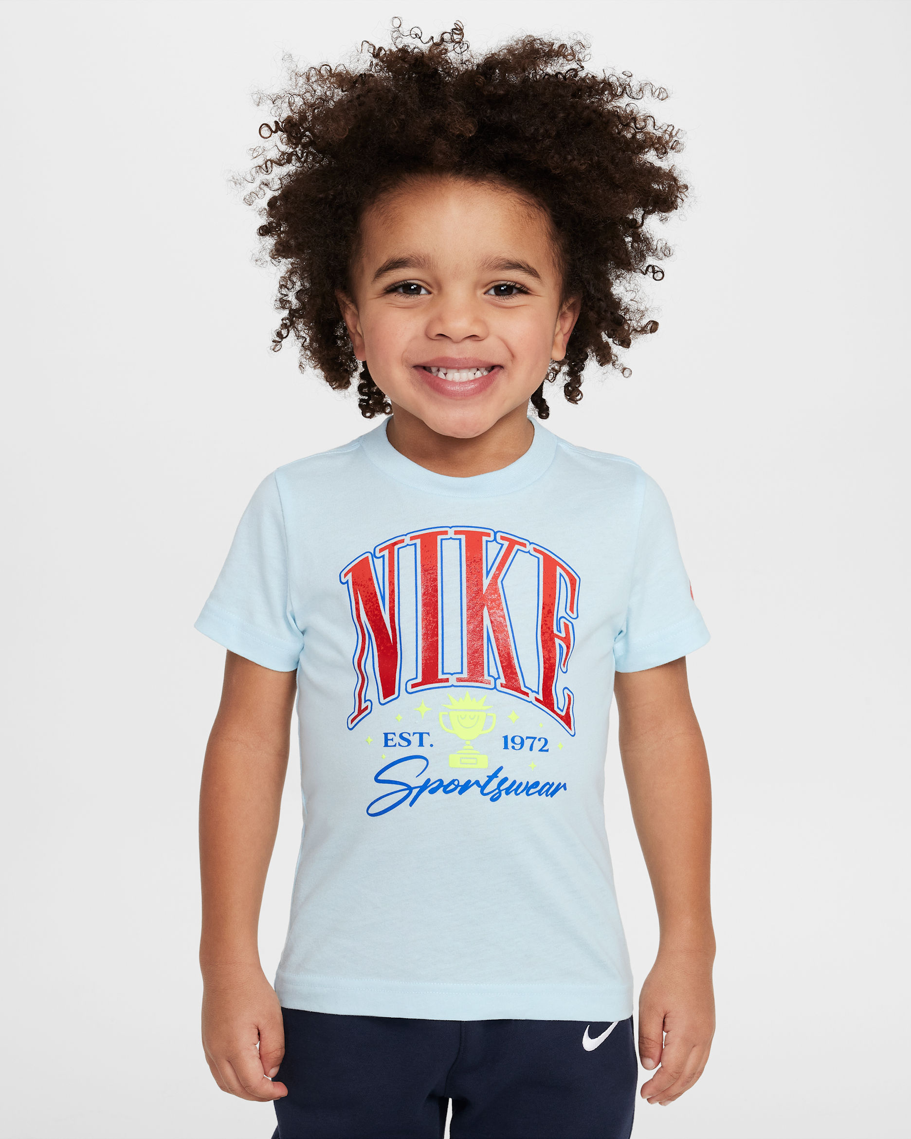 Playera Ace Arch infantil Nike - Azul glacial