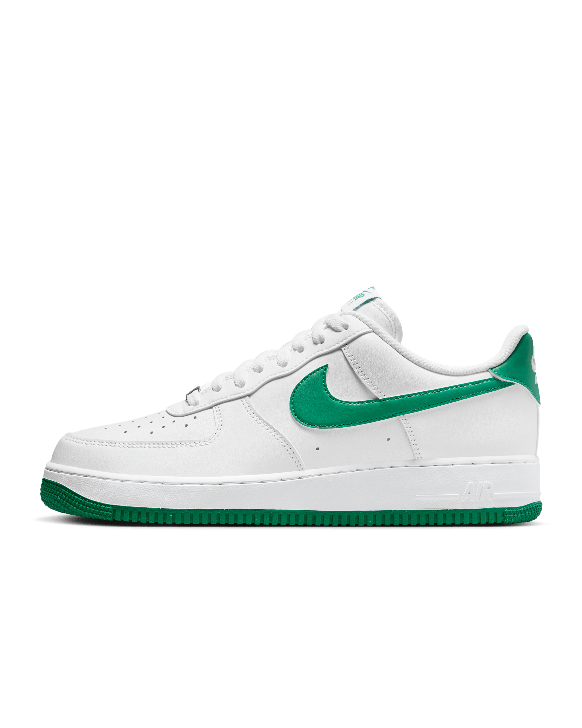 Nike Air Force 1 '07 Men's Shoes - White/White/Malachite