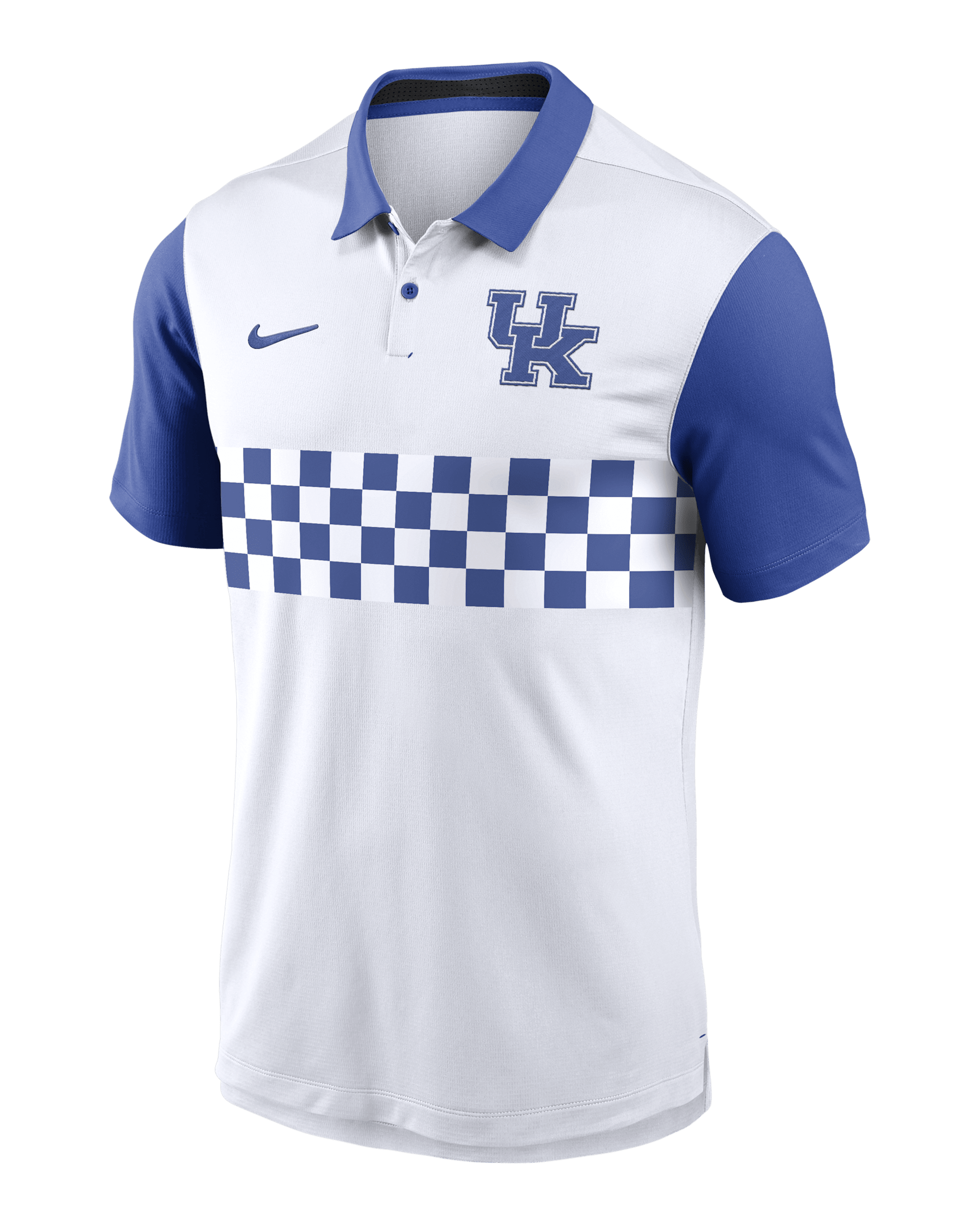 Kentucky Wildcats Primetime Campus Vapor Men's Nike Dri-FIT College Polo - White