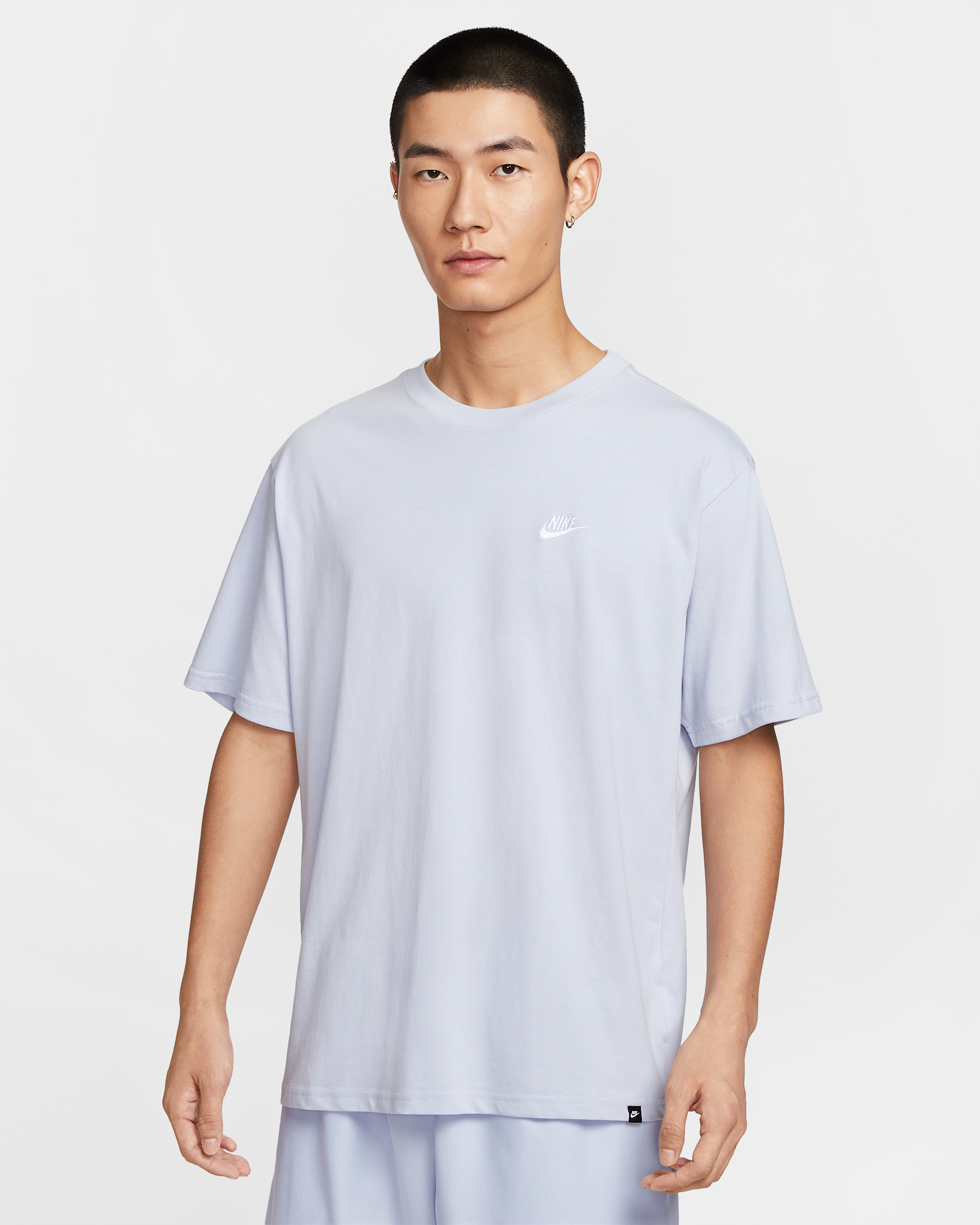 나이키 스포츠웨어 클럽 남성 티셔츠 - 고스트