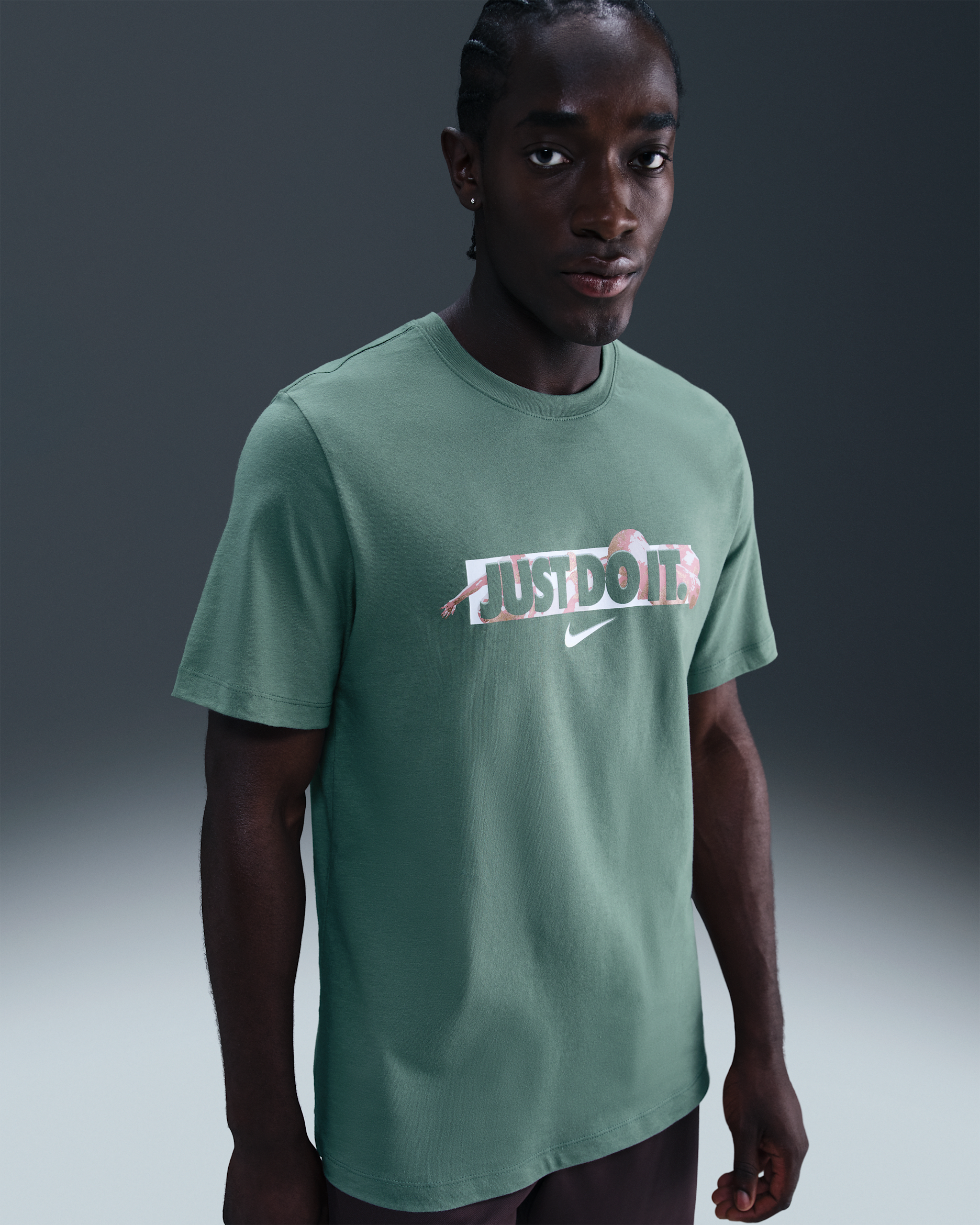 Playera para hombre Nike - Verde arcilla