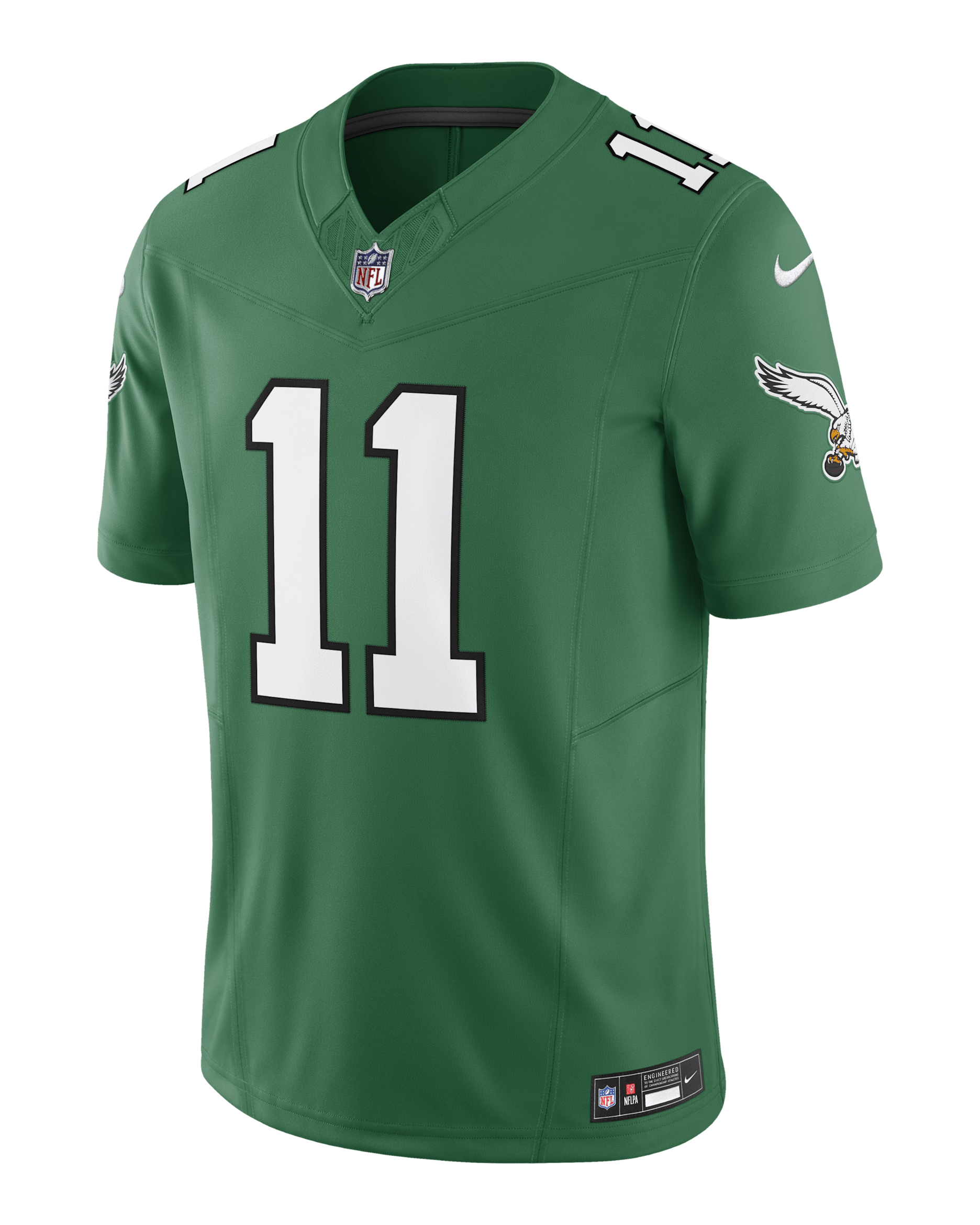 Jersey de fútbol americano para hombre Nike Dri-FIT de la NFL Limited A.J. Brown Philadelphia Eagles - Verde Kelly