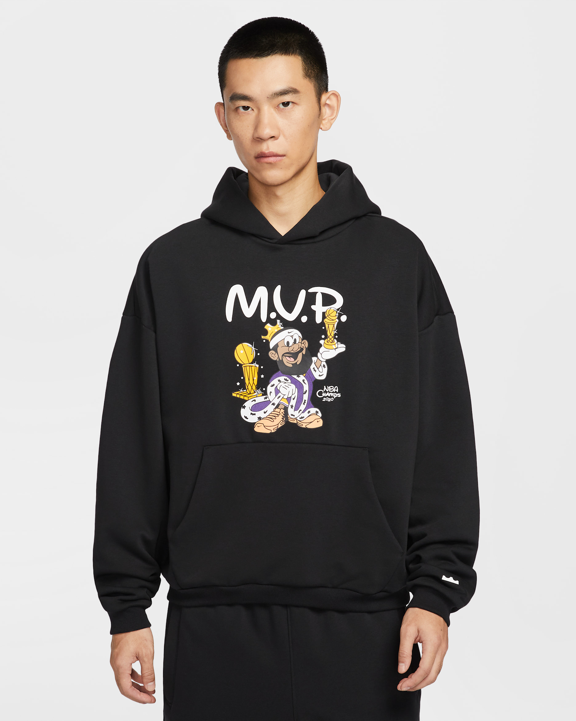 LeBron 'Bubble Boy' Men's Nike Therma-FIT Basketball Sweatshirt Hoodie - Black