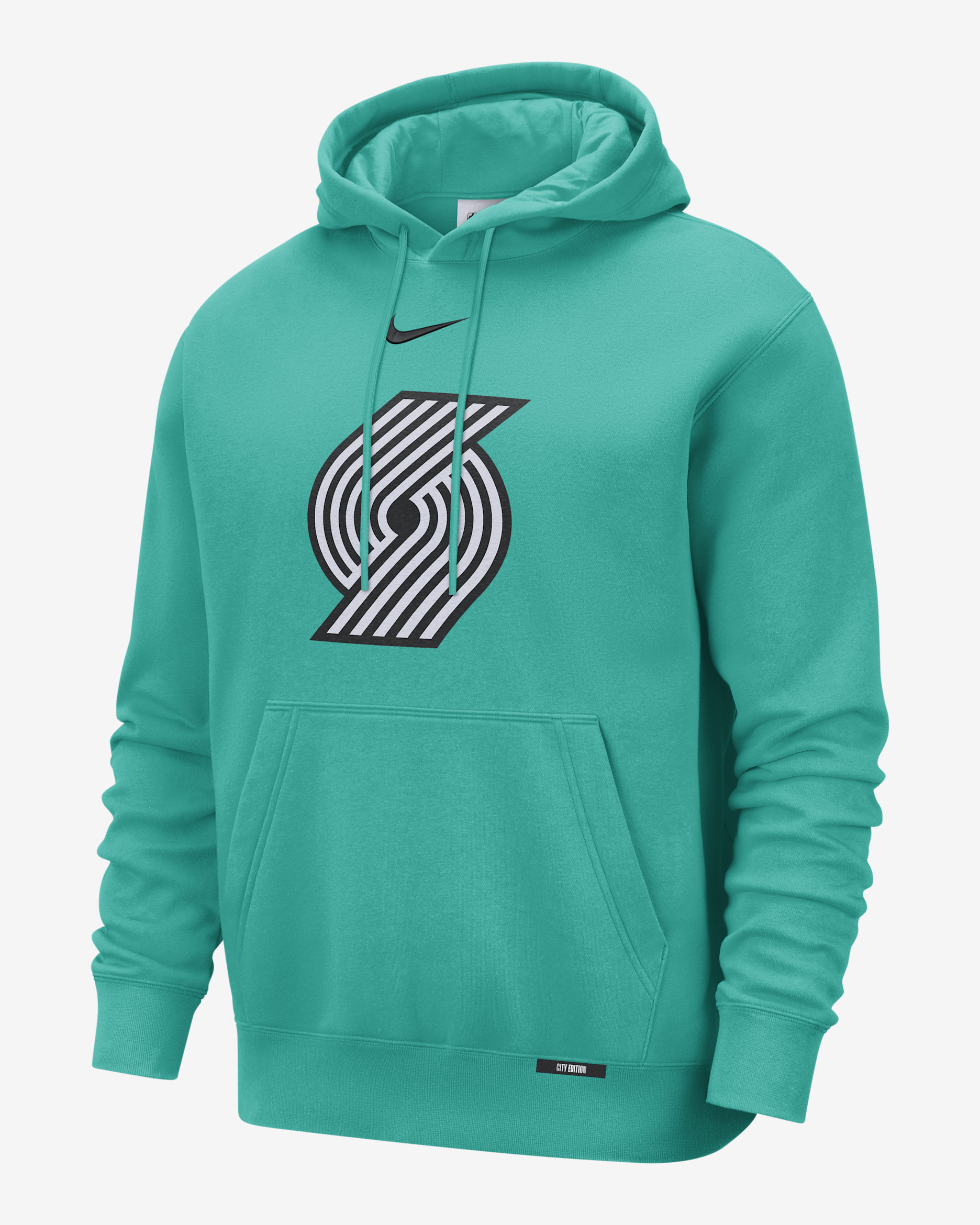 Portland Trail Blazers City Edition Men's Nike Club Hoodie - New Green