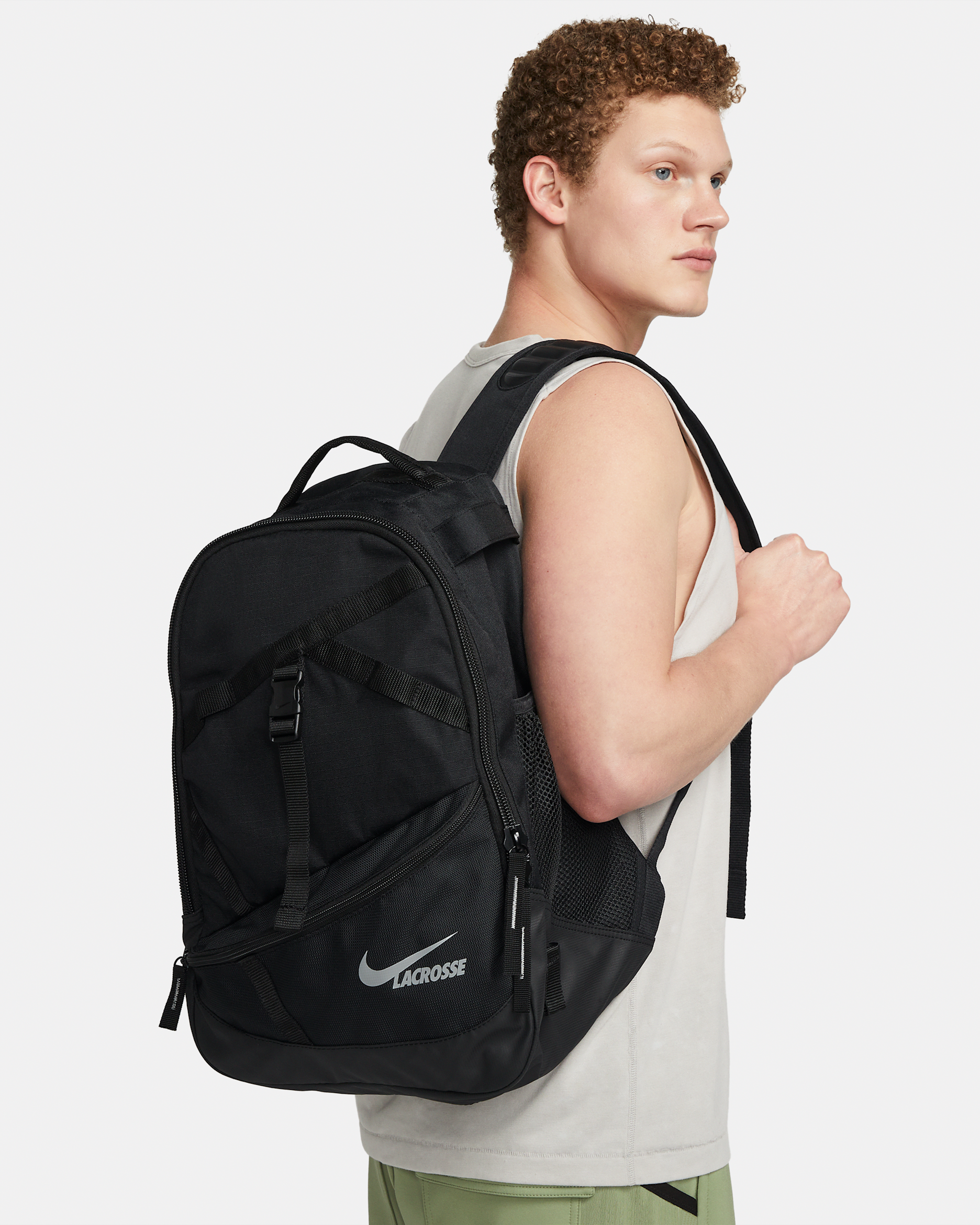 Nike Air Max Lacrosse Backpack (Medium, 36L) - Black